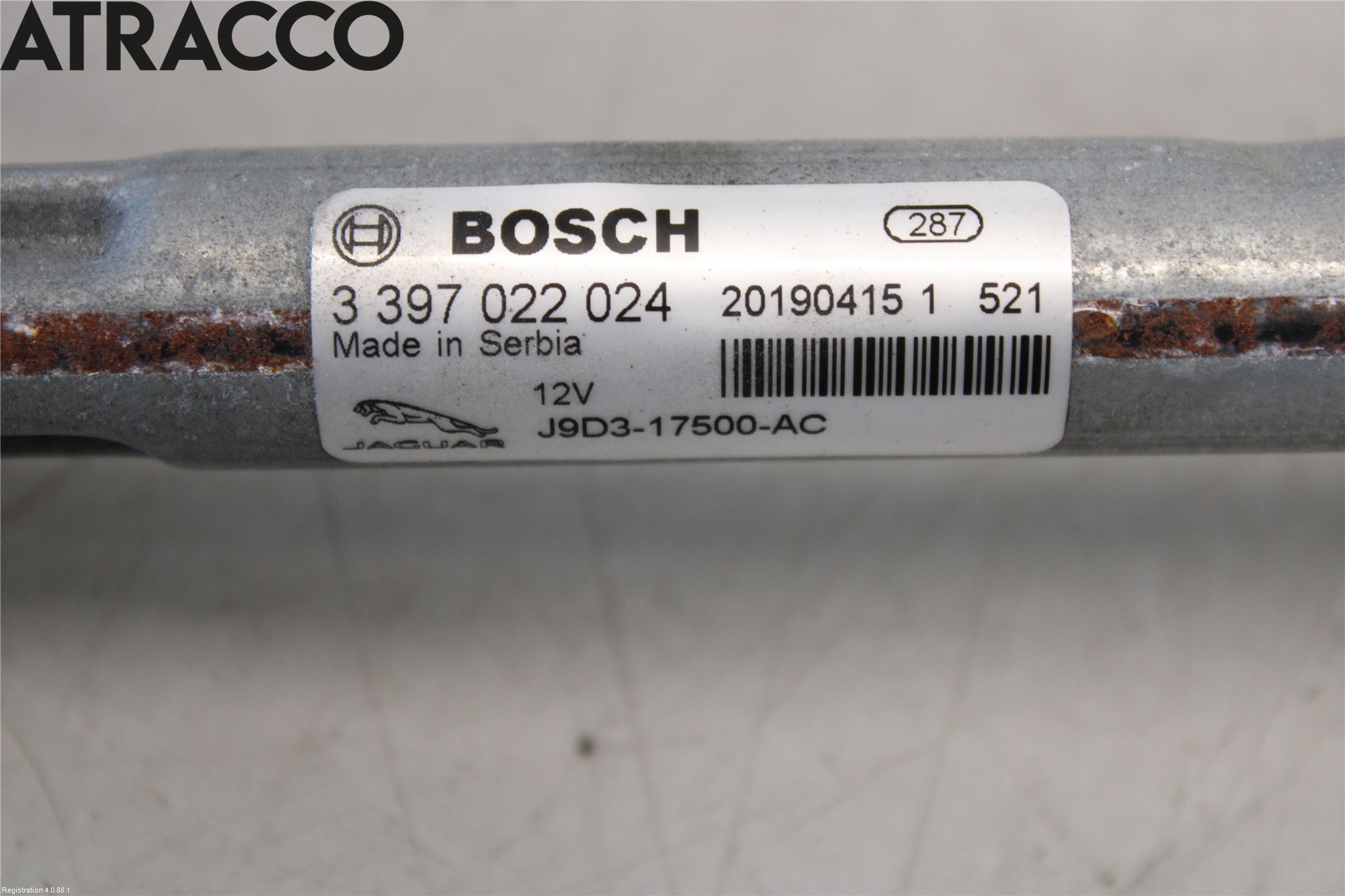 Jaguar I-PACE 18- Viskermotor Frontrute