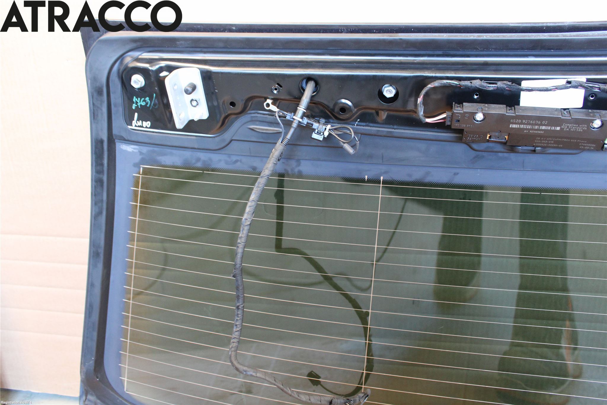 BMW 5 F10/F11/F18 09-17 Bakluke Del Øvre (2Delt)