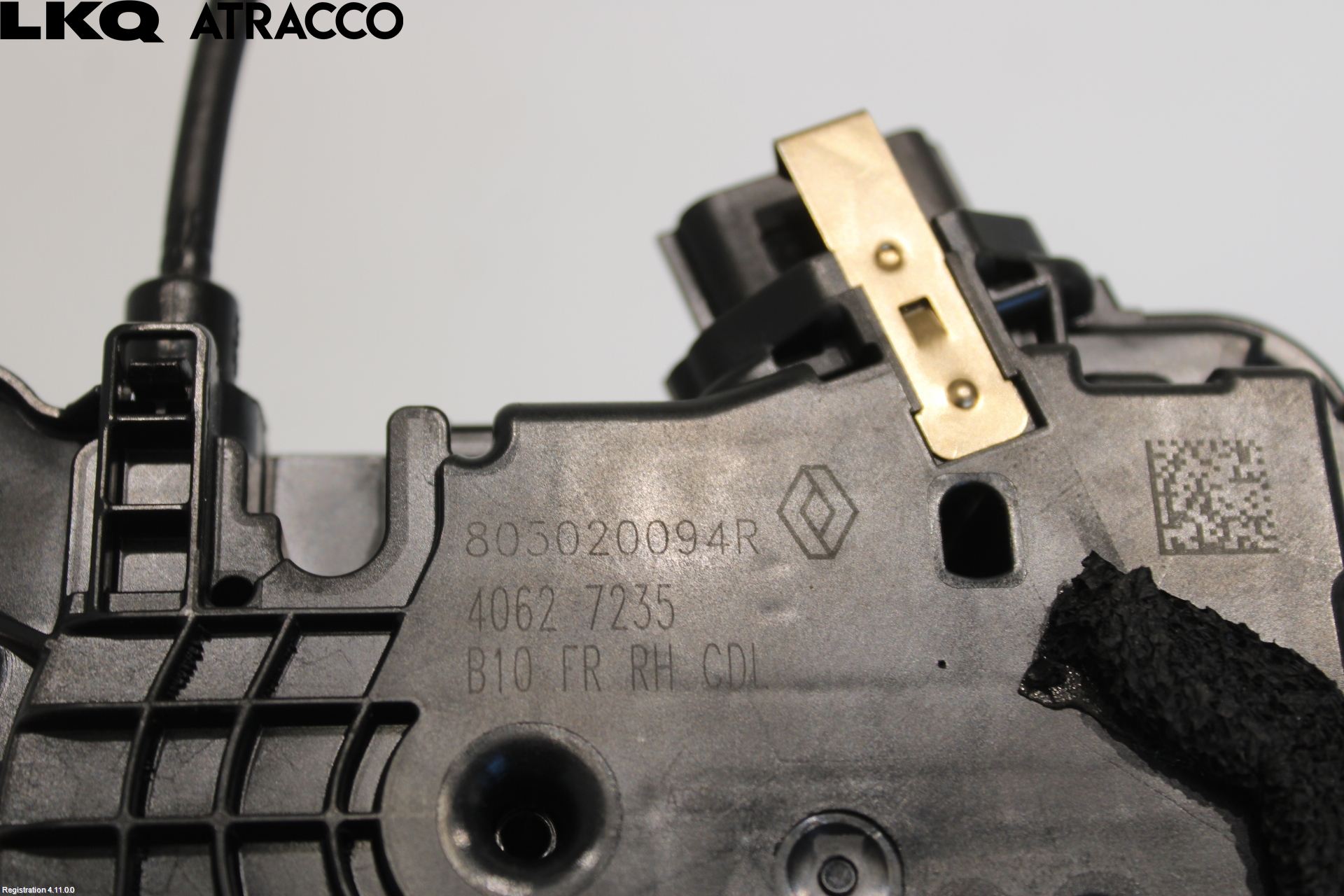 Renault ZOE/E-TECH 13- Dørlås - Låsekasse