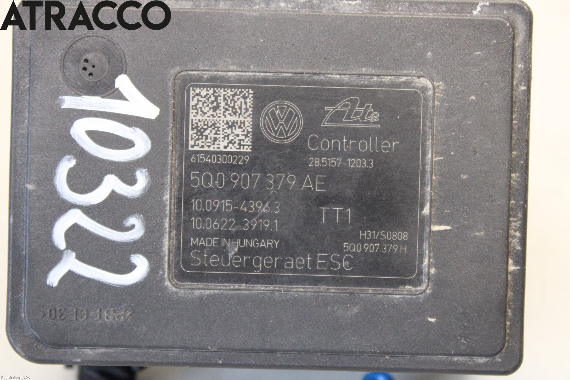 Volkswagen VW GOLF / E-GOLF VII 13-20 Abs Hydraulikkaggregat