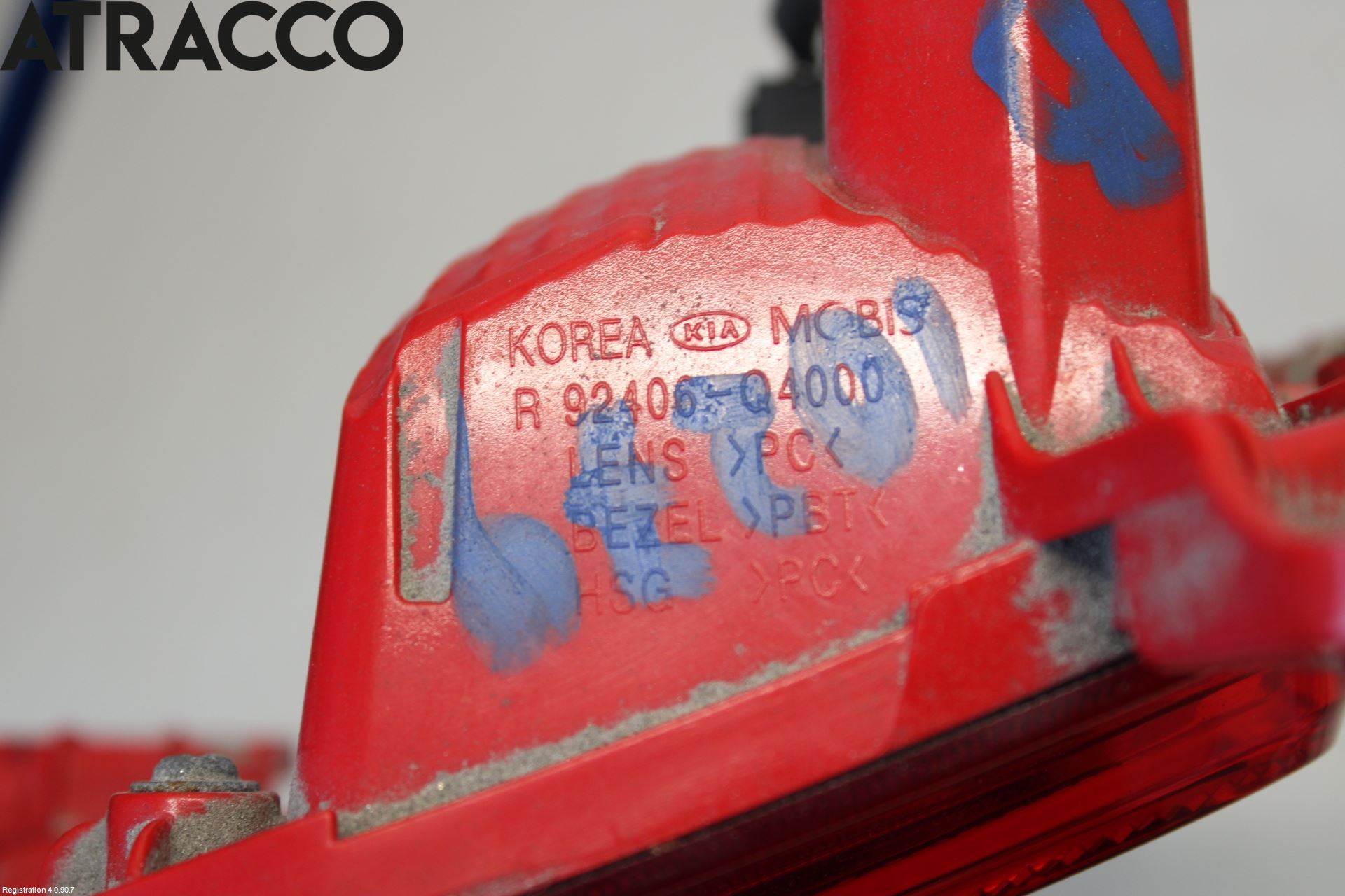 Kia NIRO (DE) 17-22 Baklykt Ryggelys-Tåkelys