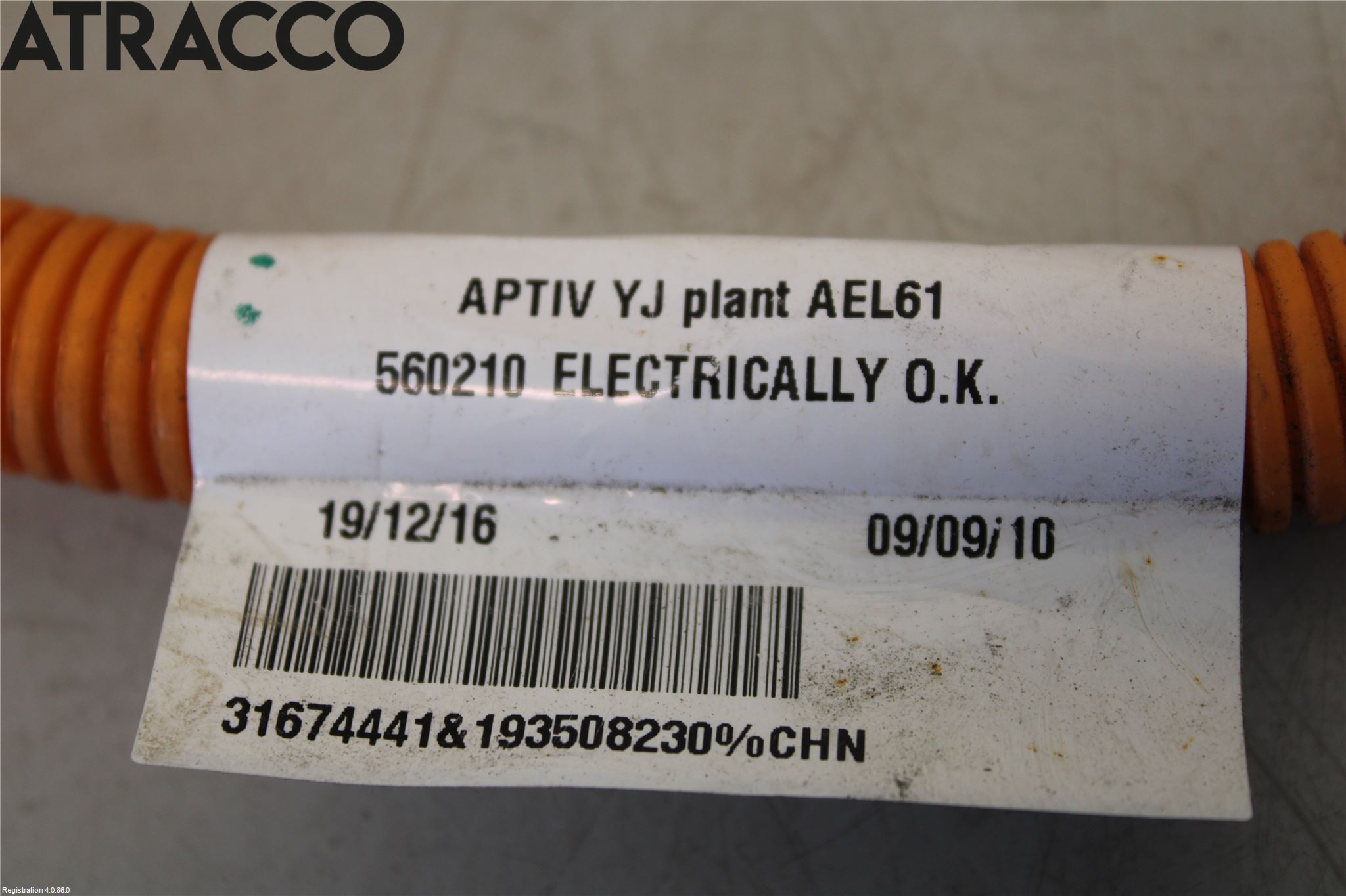 Polestar 2 20- Kabelhärva Högspänning