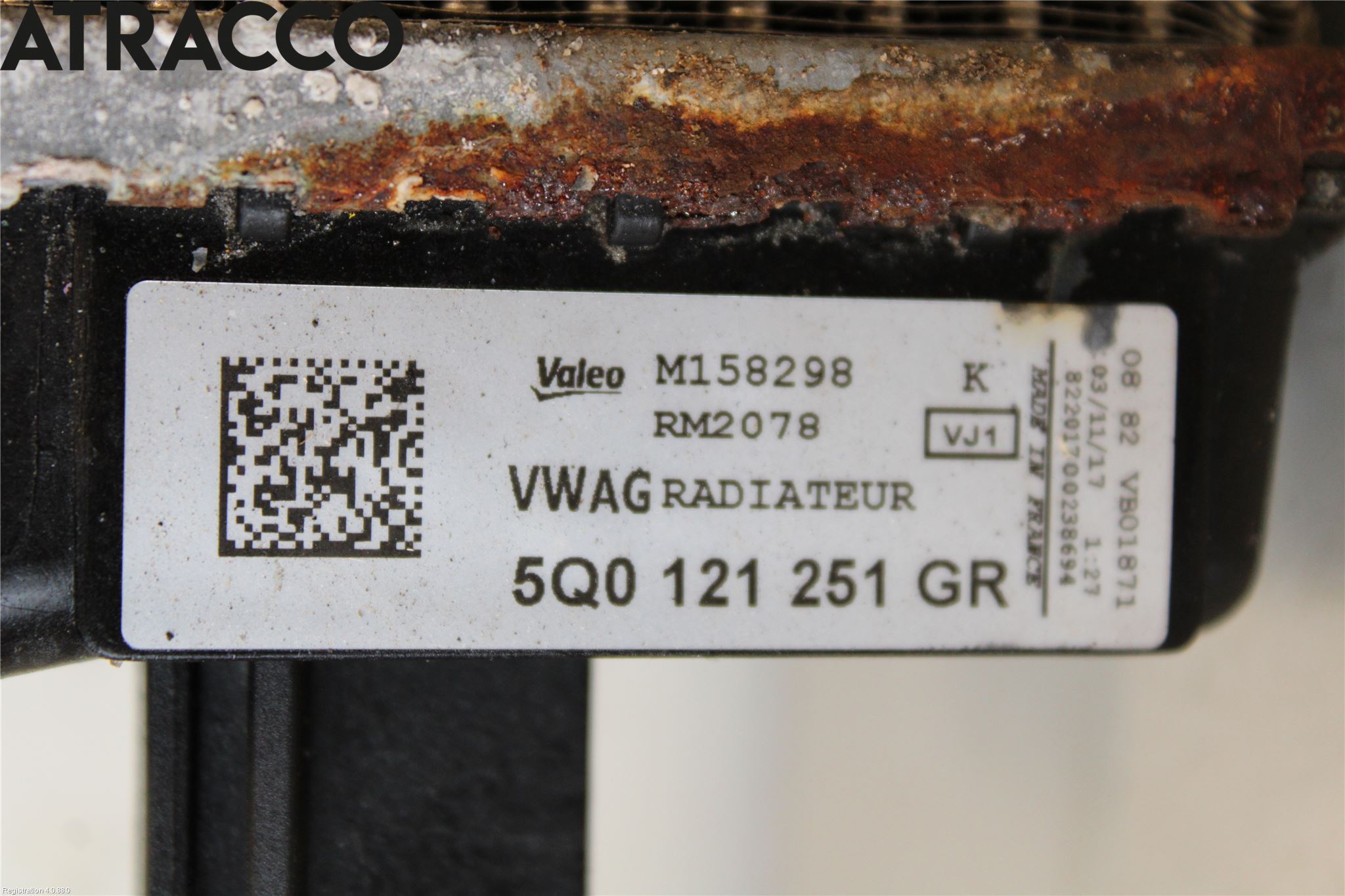 Volkswagen VW PASSAT 15-19 Radiator Automat