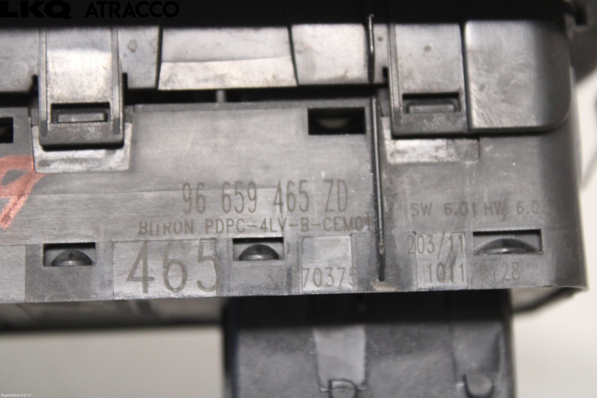 Peugeot 508 11-18 Bryter Vindusheis