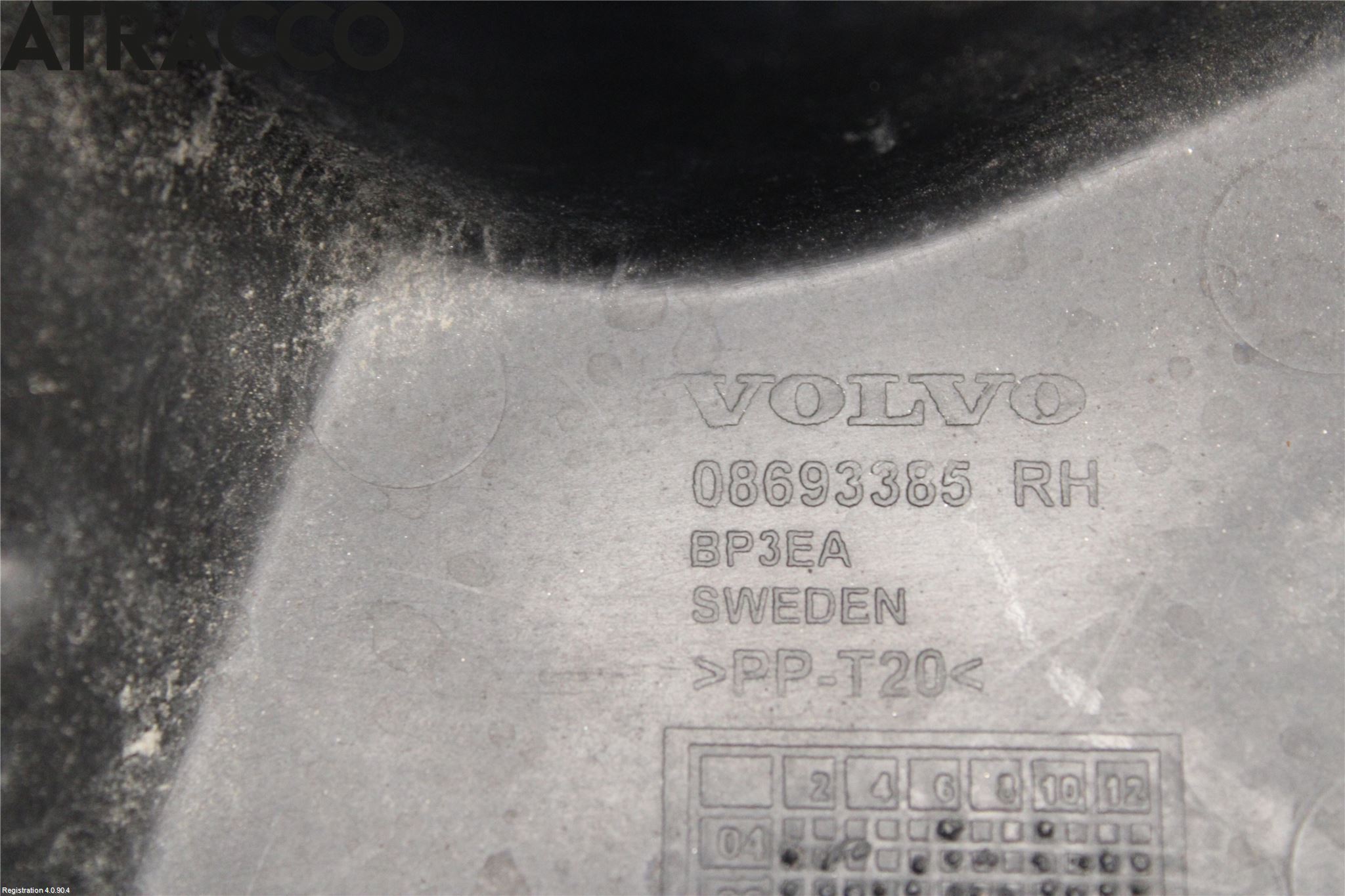 Volvo V70 05-08 Støtfangerfeste Bak Høyre