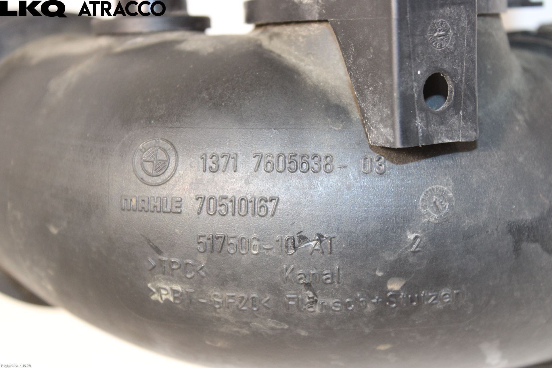 BMW 5 F10/F11/F18 09-17 Forg-Belg-Rør Mot Luftr