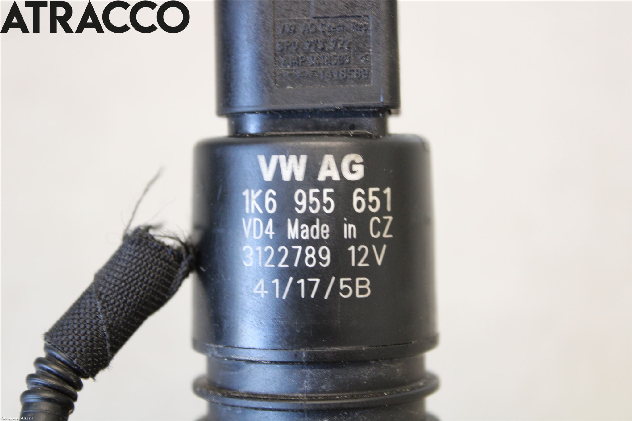 Volkswagen VW PASSAT 15-19 Spylerpumpe Frontrute