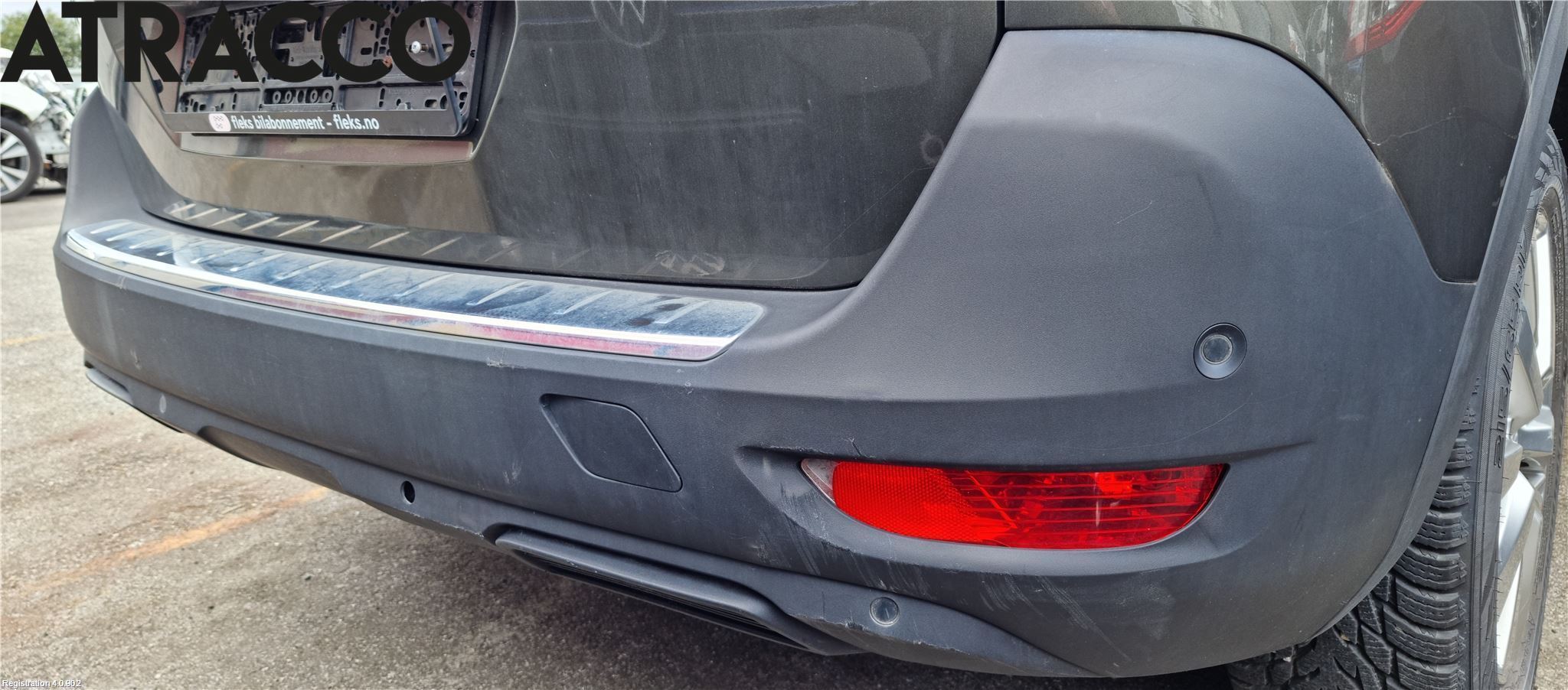 Peugeot 5008 17-24 Støtfanger Bak