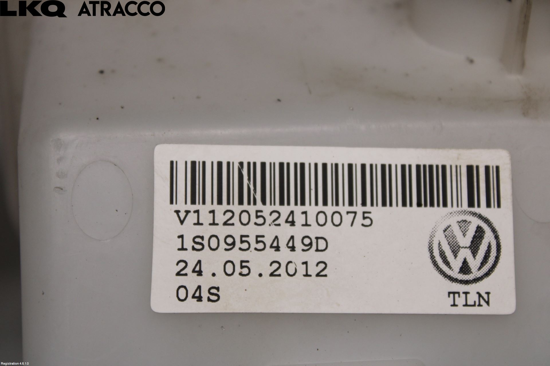 Volkswagen VW UP! / E-UP! Spylerbeholder Frontrute-Lykte