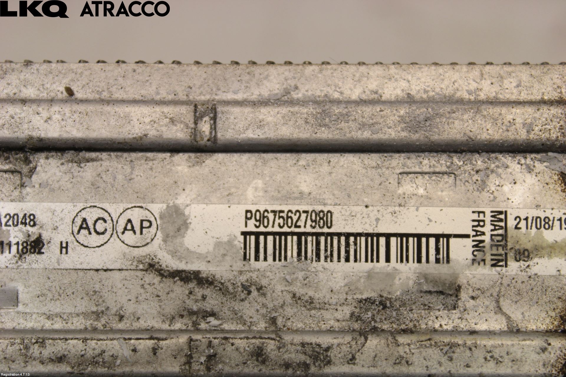 Opel GRANDLAND X 18- Intercooler Radiator