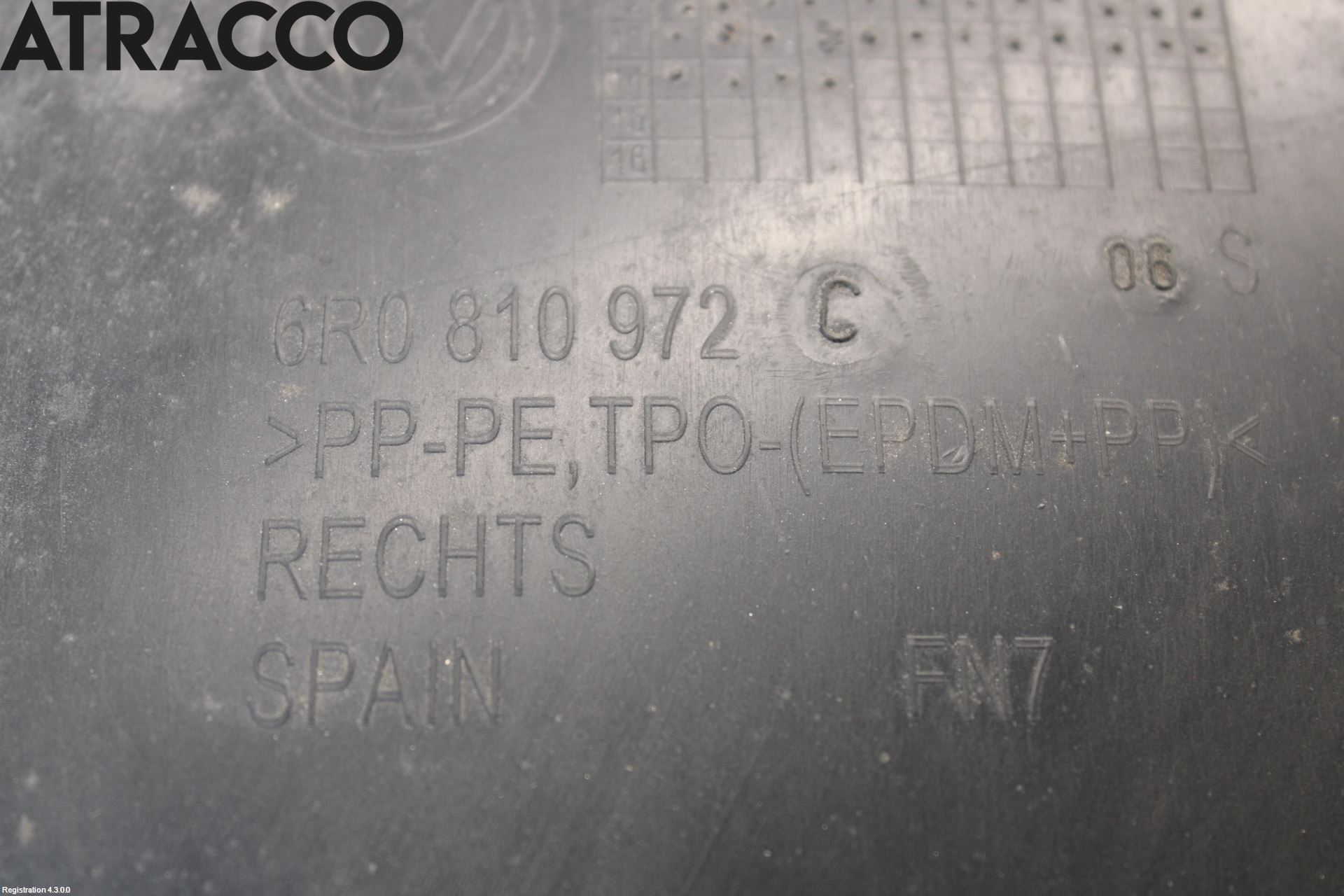 Volkswagen VW POLO 10-17 Skjerm Indre