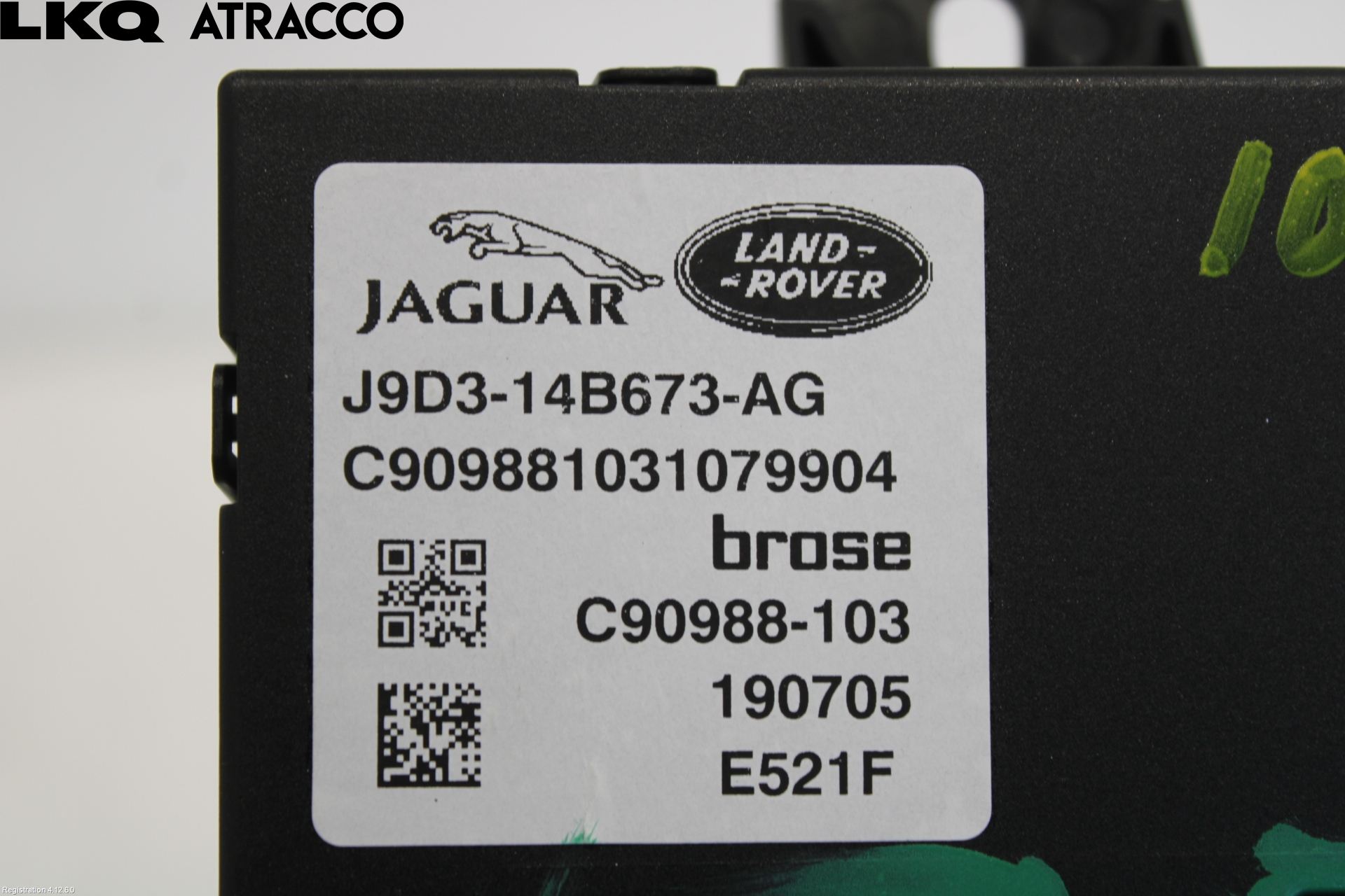 Jaguar I-PACE 18- Styreenhet Bakluke