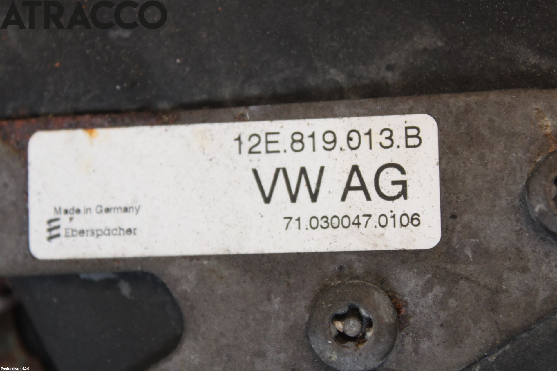 Volkswagen VW UP! / E-UP! Motorvarmer Elektrisk