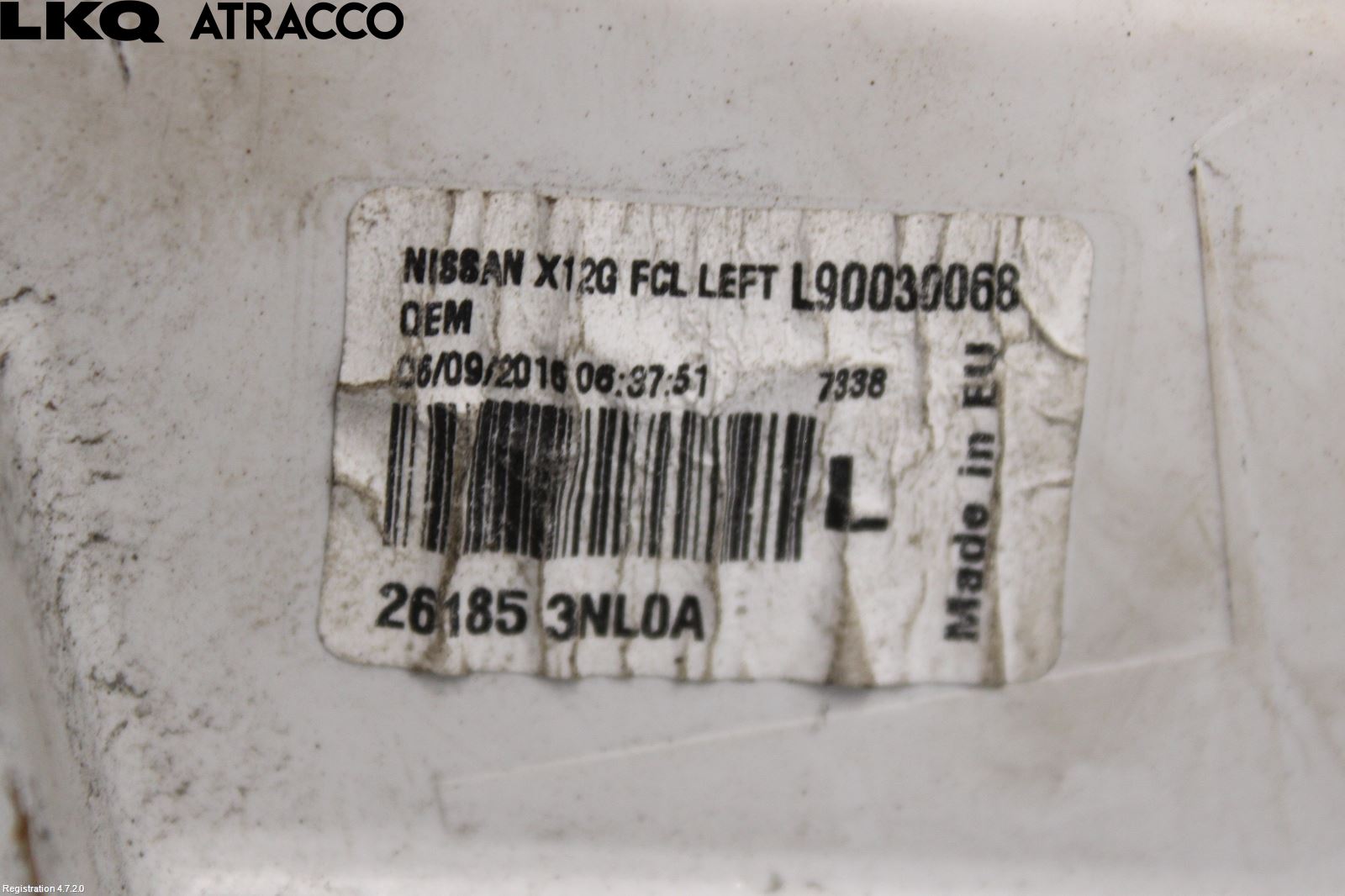 Nissan LEAF 11-17 Frontlykt Venstre