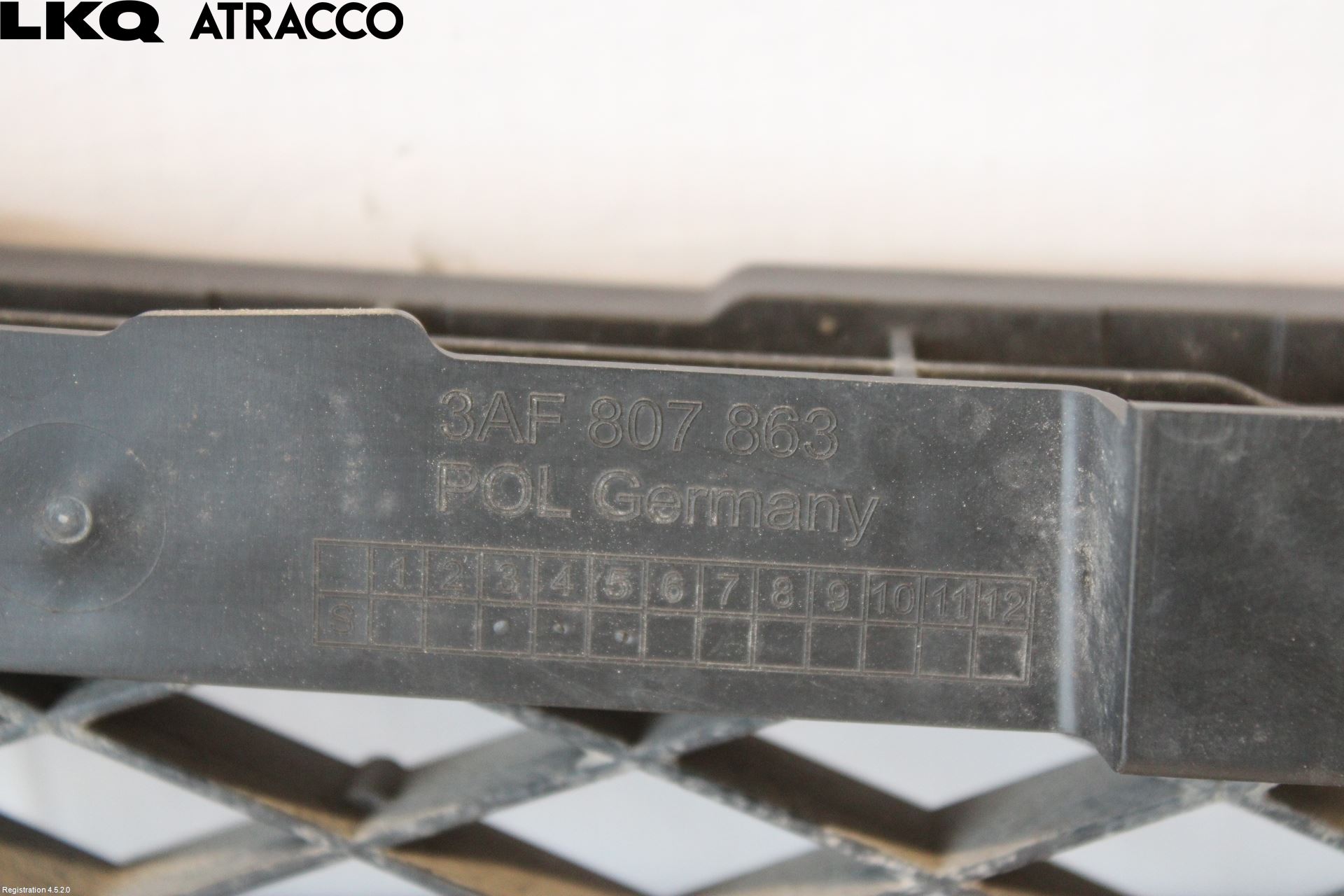 Volkswagen VW PASSAT 11-14 Støtfanger Bak Deform Element