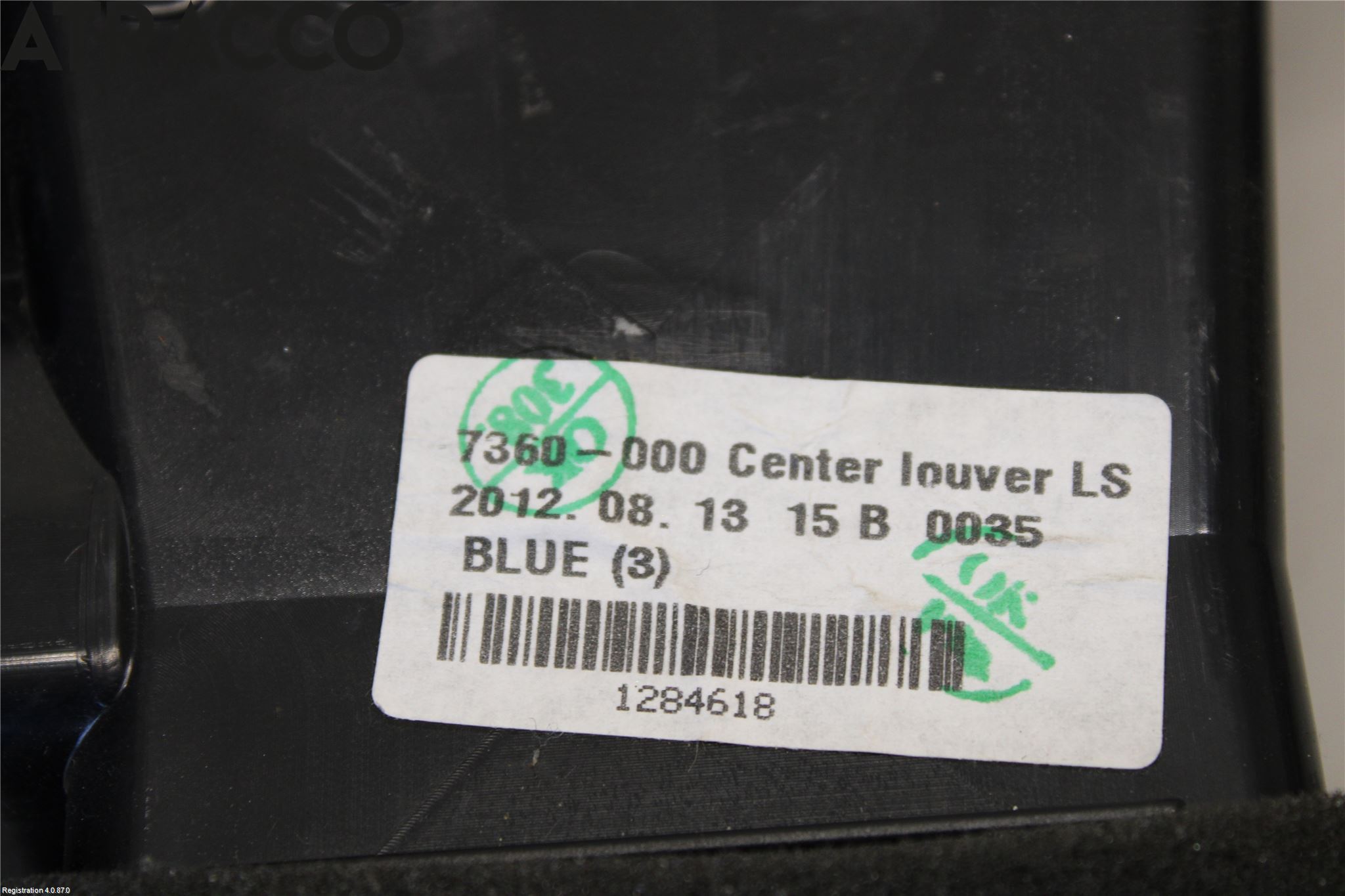 Volvo V40 12-19 Dashbord Kanal - Dyse