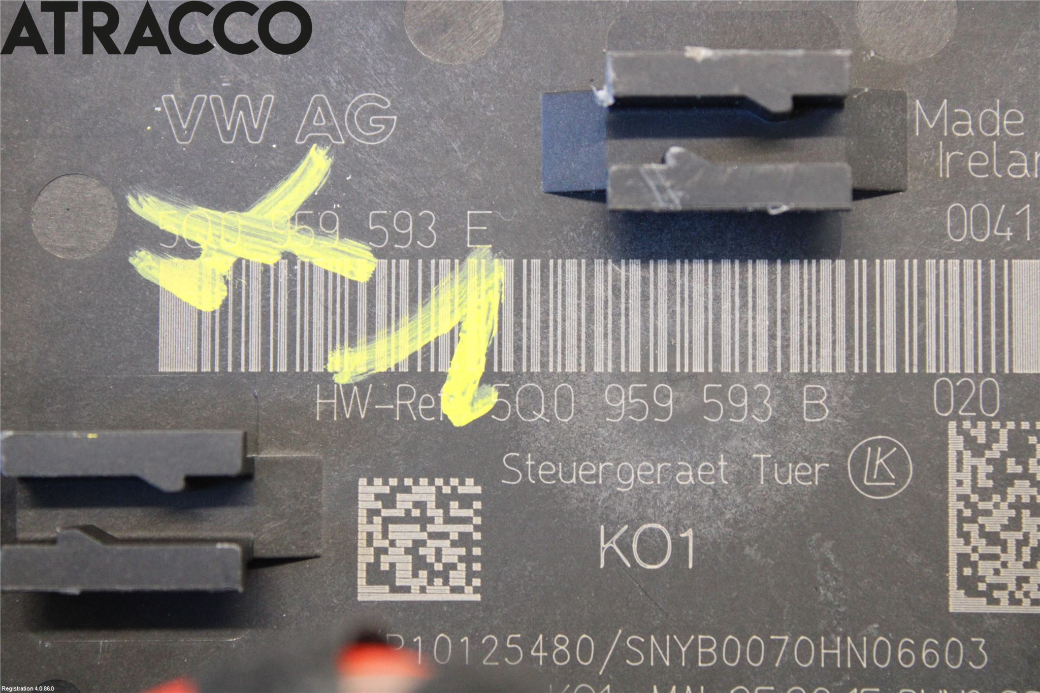 Volkswagen VW GOLF / E-GOLF VII 13-20 Styreenhet Dør