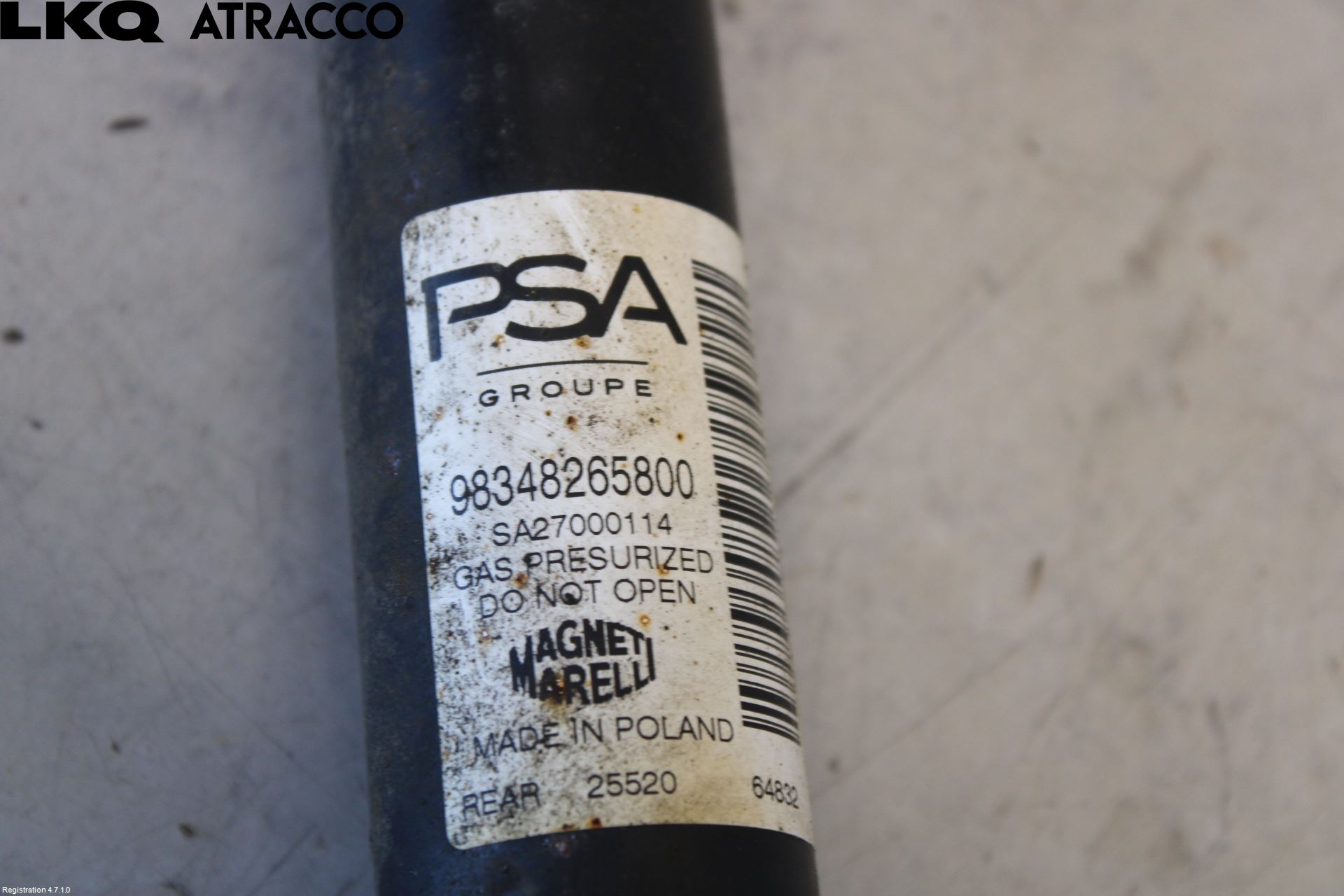 Peugeot 208/E-208 20- Støtdemper Bak