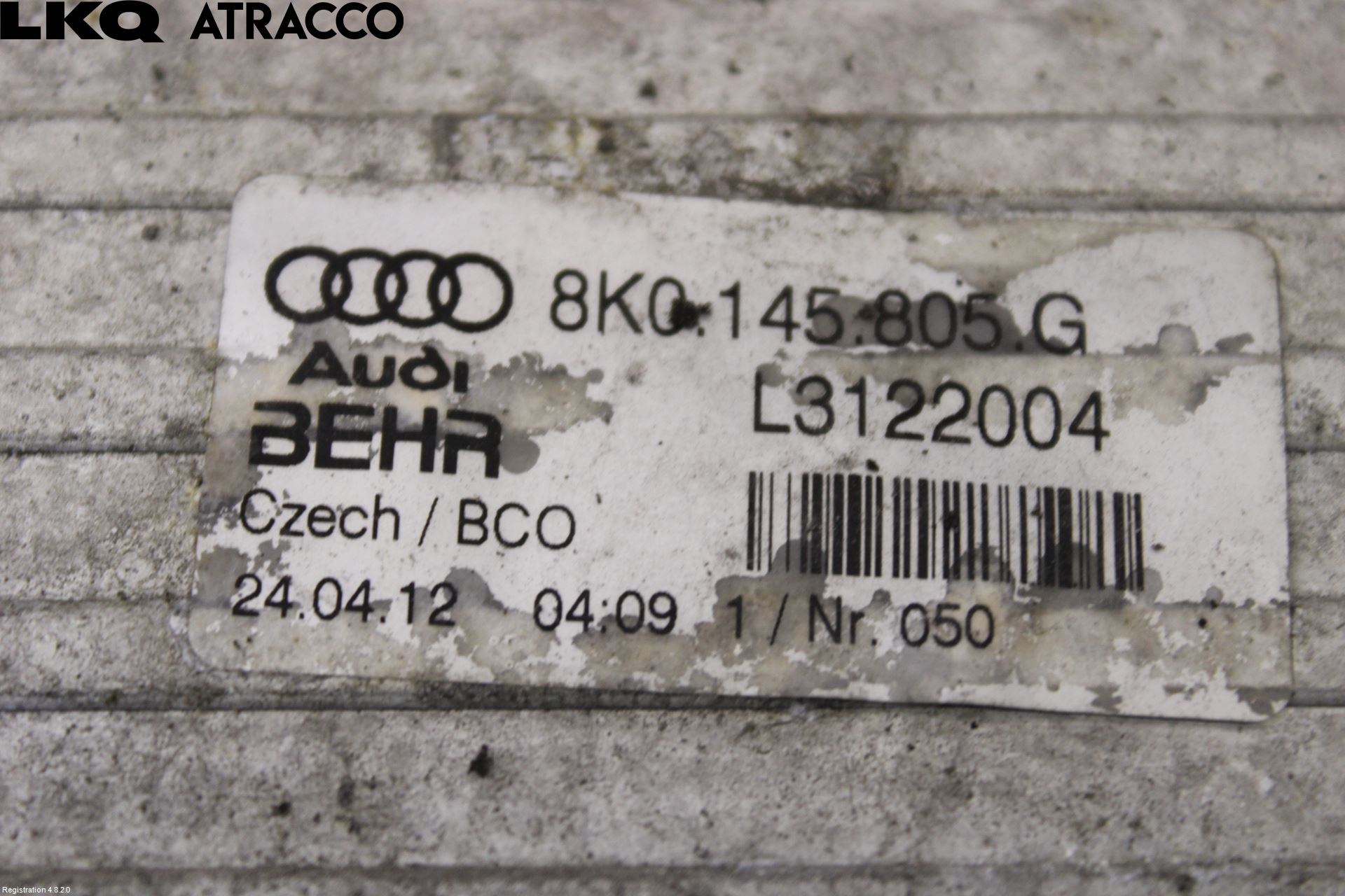 Audi A4 ALLROAD 09-16 Intercooler Radiator