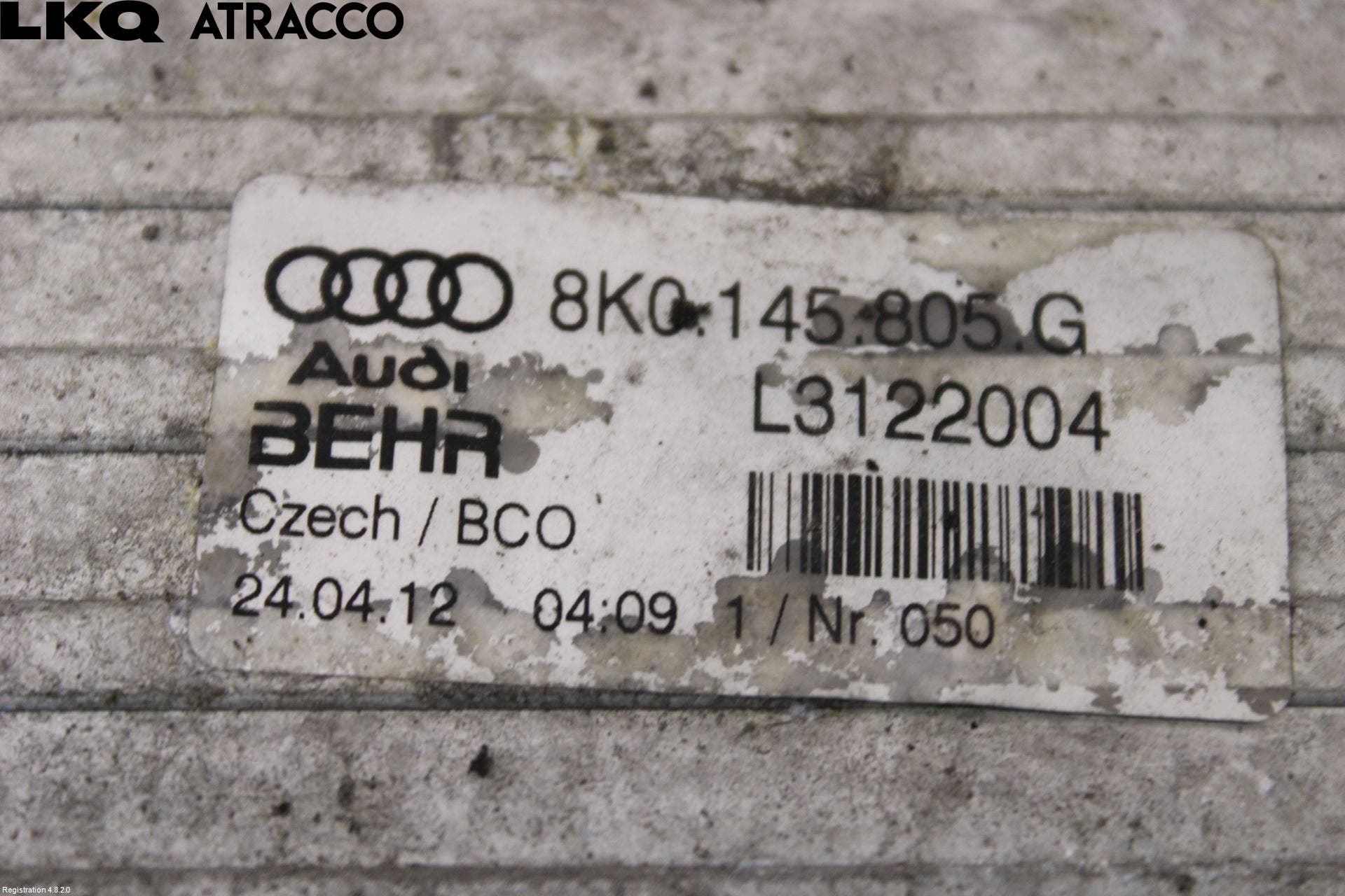 Audi A4 ALLROAD 09-16 Intercooler Radiator