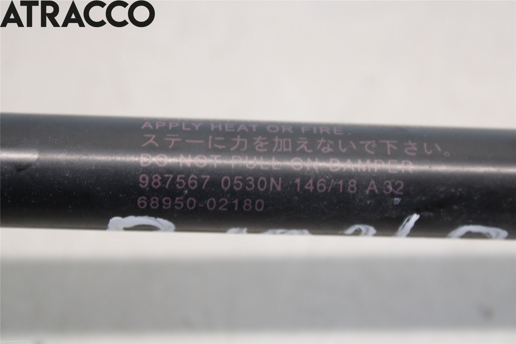 Toyota AURIS 13-19 Bakluke Demper-Gassfjær