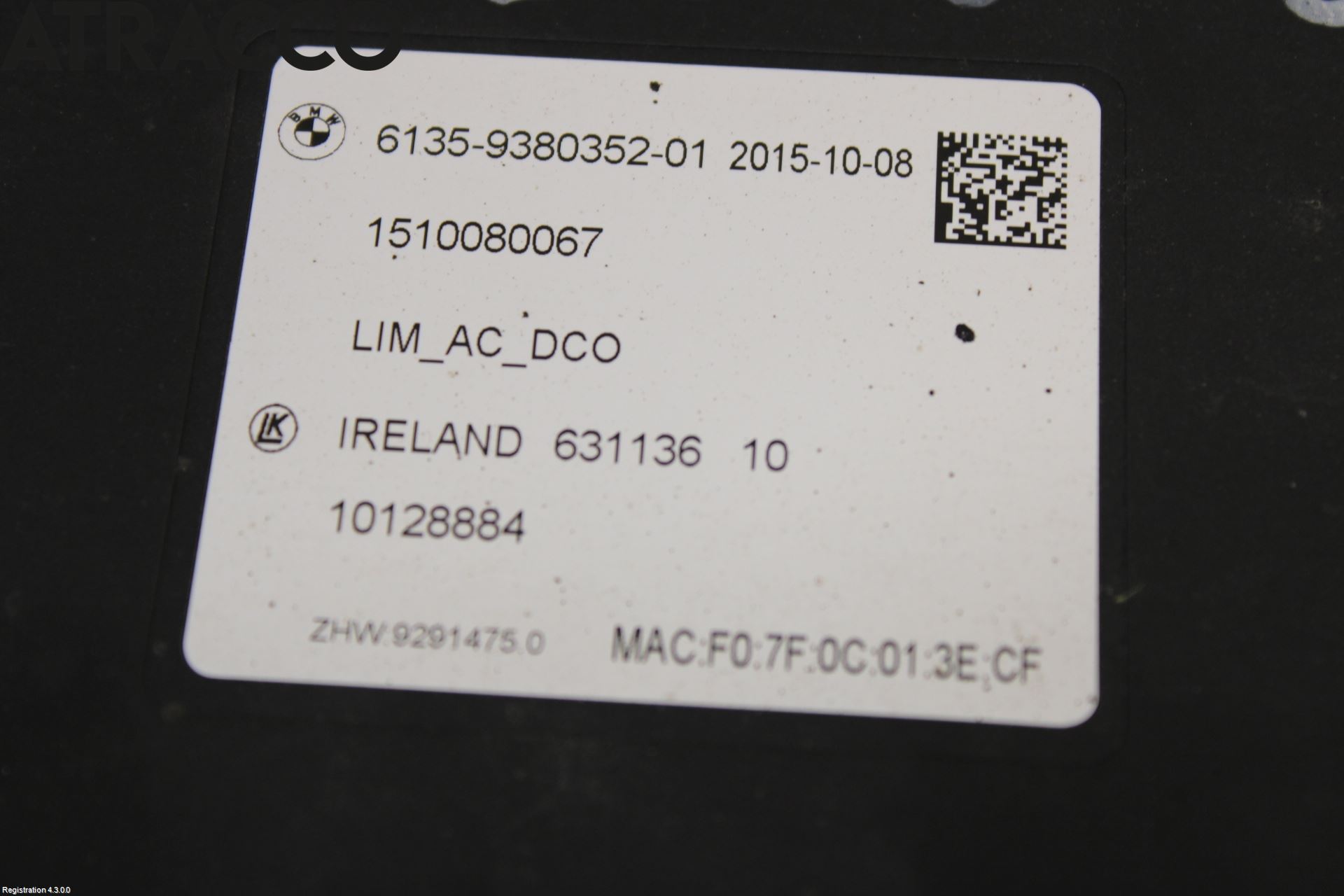 BMW i3 I01 13-22 Styreenhet Øvrig