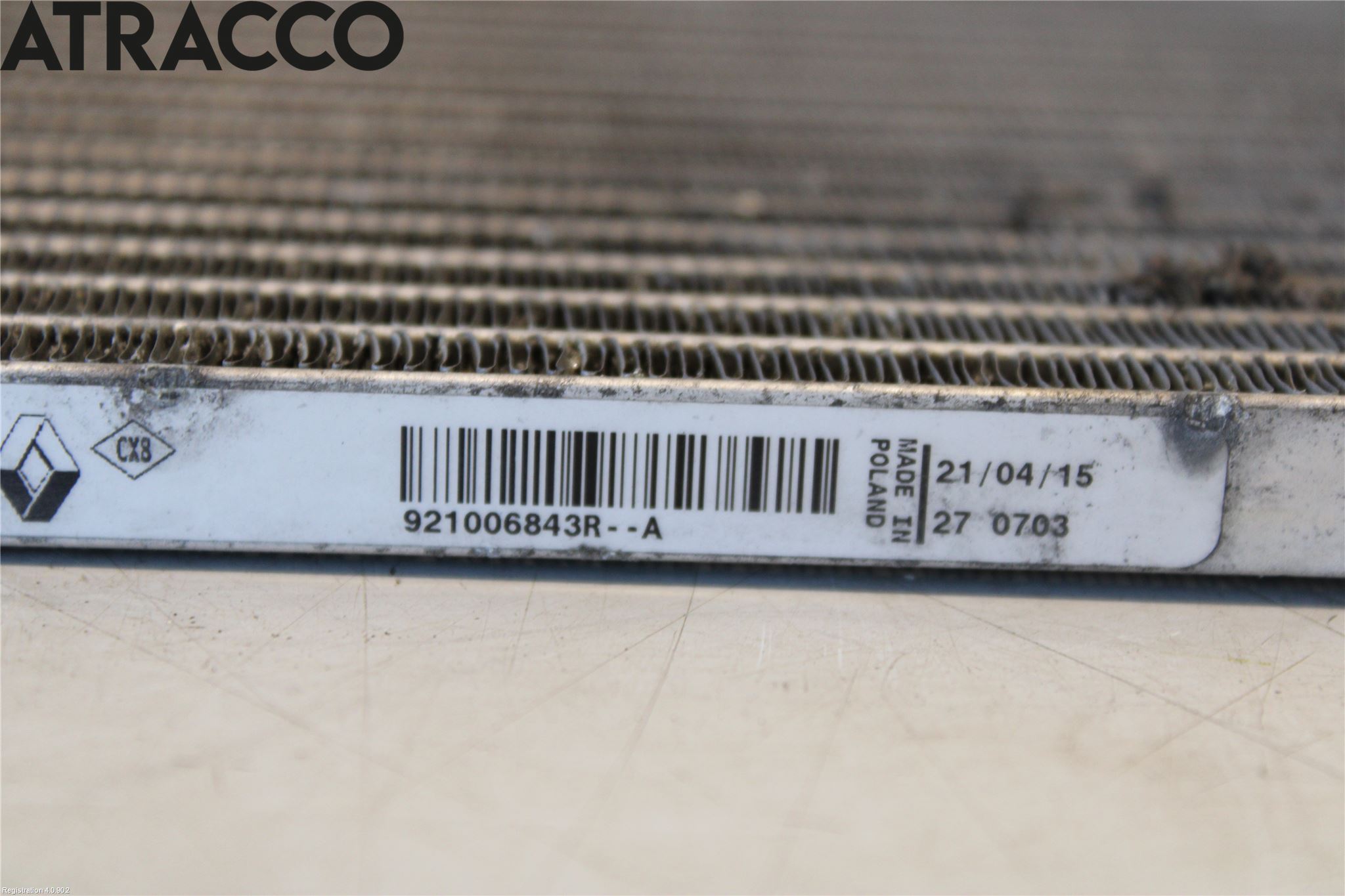 Renault CAPTUR 13-19 Varme Ac Kondenser-Kjøler