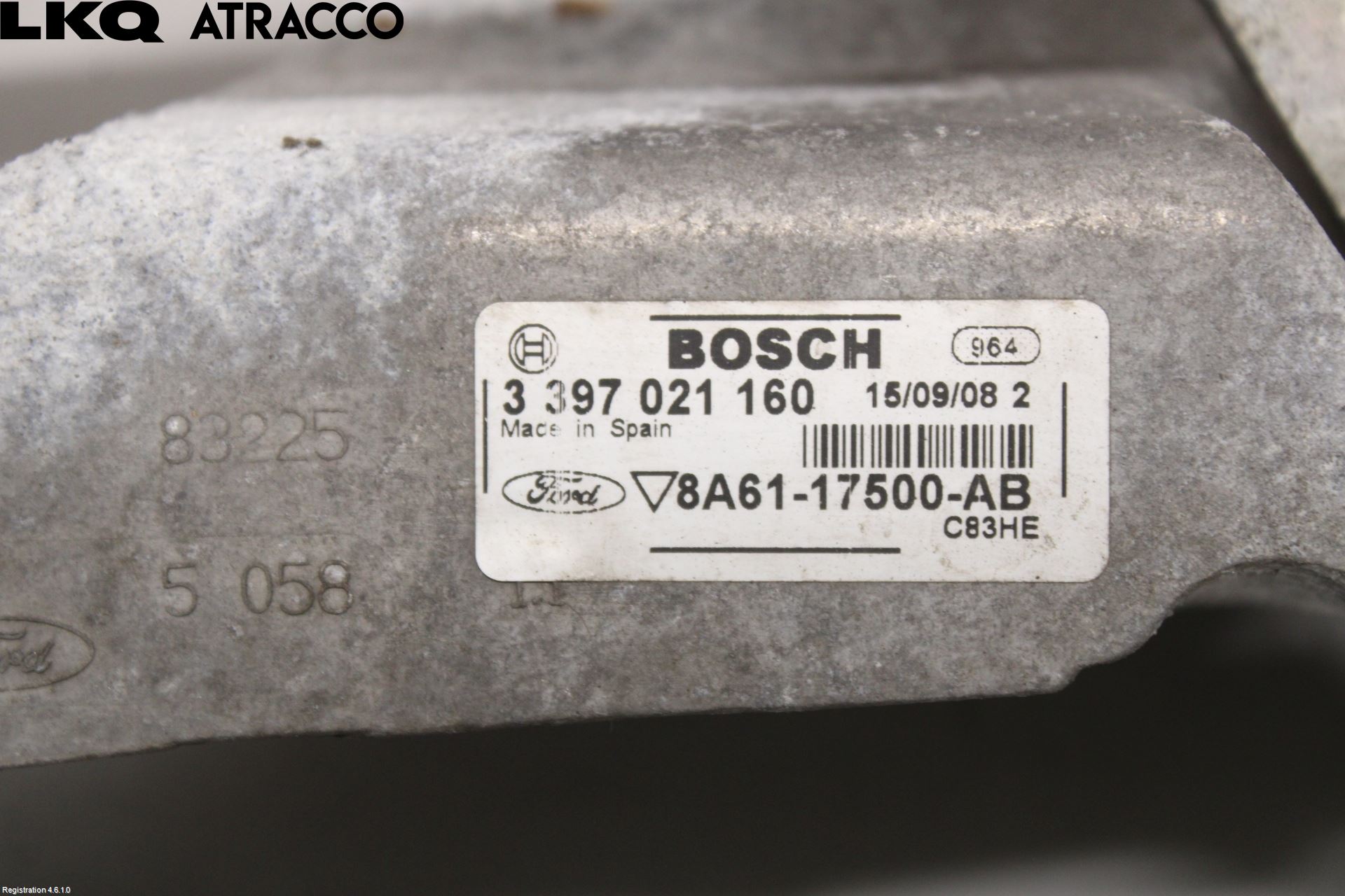 Ford FIESTA 09-12 Viskermotor Frontrute