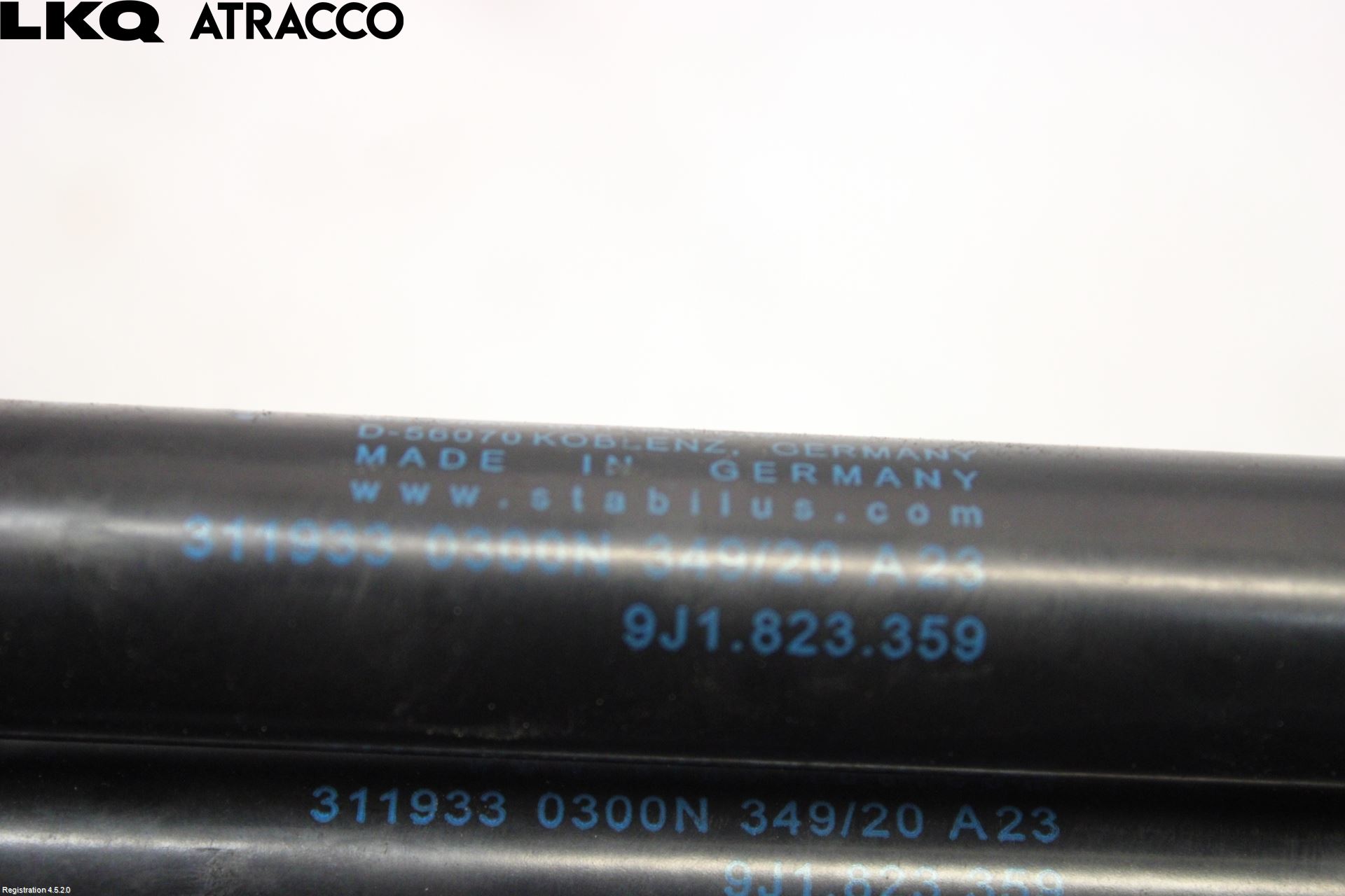 Porsche TAYCAN 20- Panser Demper-Gassfjær