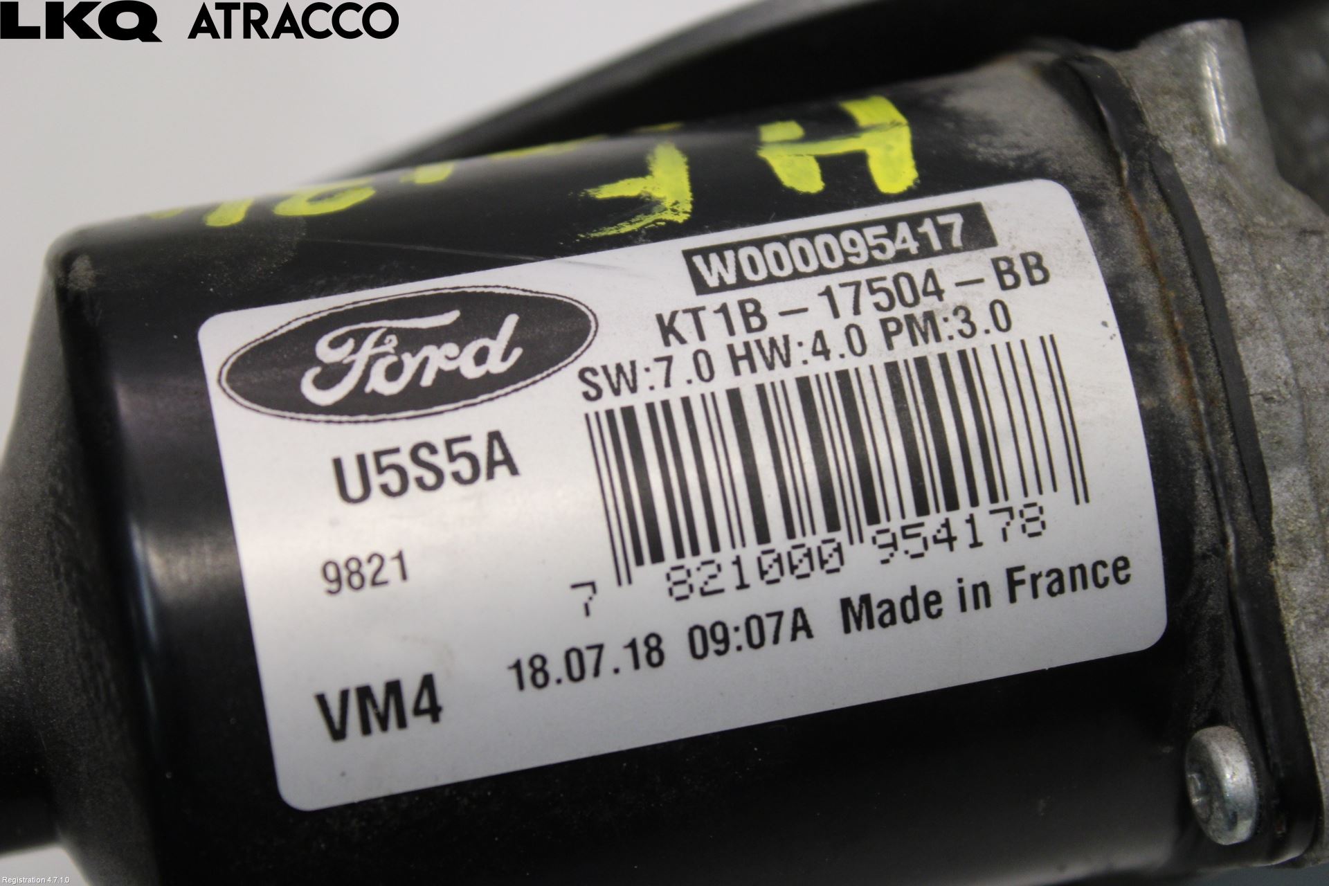 Ford TRANSIT/TOURNEO CONNECT 13-22 Viskermotor Frontrute