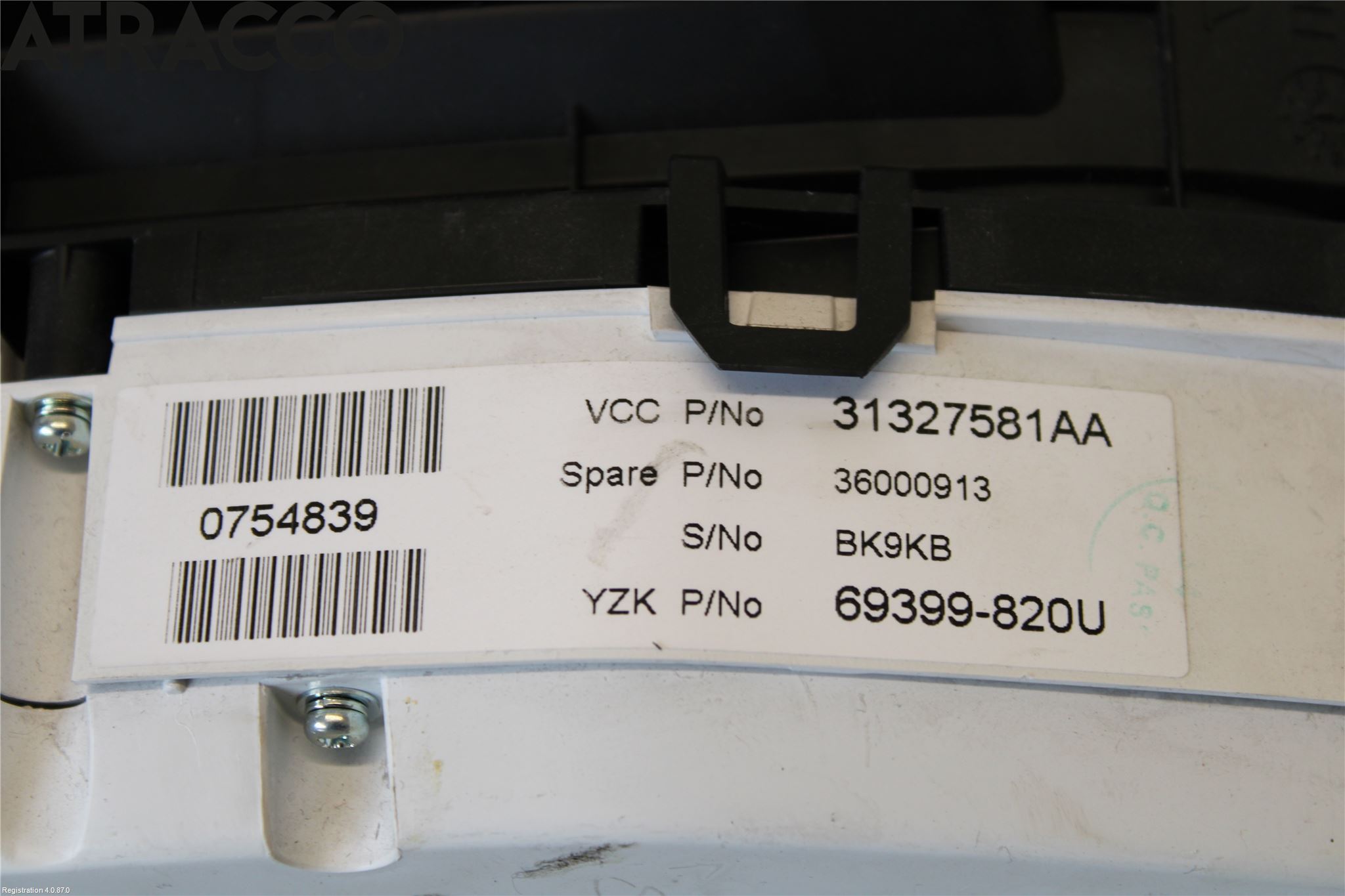 Volvo XC60 09-13 Instr Kombinert