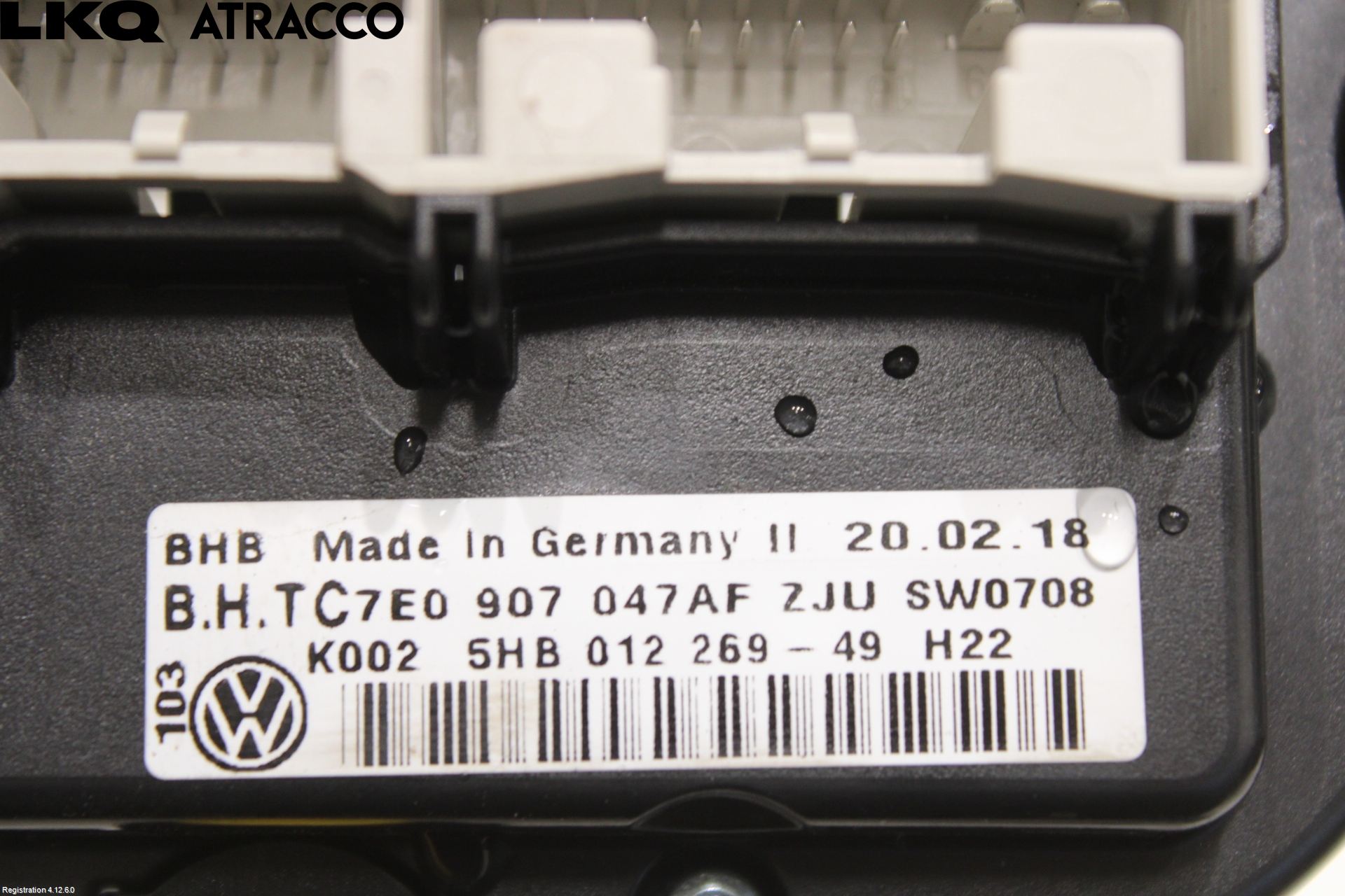 Volkswagen VW TRANSP/CARAVELLE (T6) 16-22 Varme Ac Betjening-Display