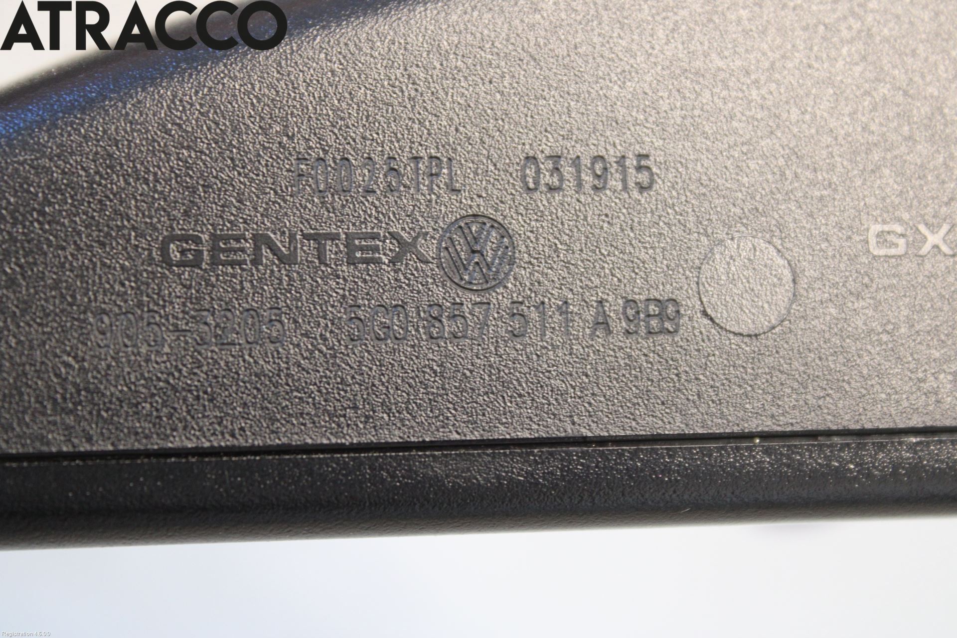 Volkswagen VW GOLF / E-GOLF VII 13-20 Speil Innvendig