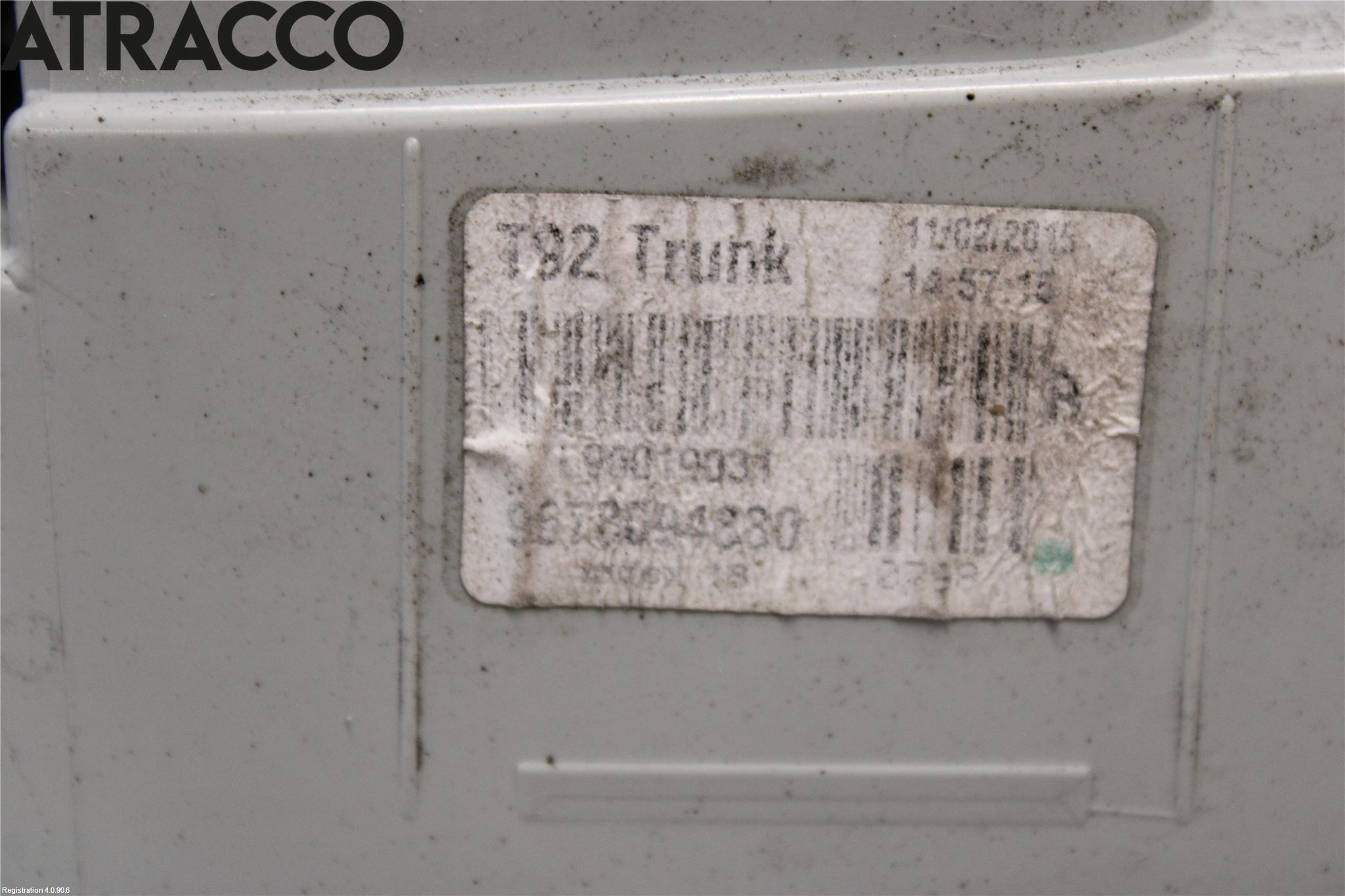 Peugeot 308 14-21 Baklykt Høyre  På Luke(Indre)