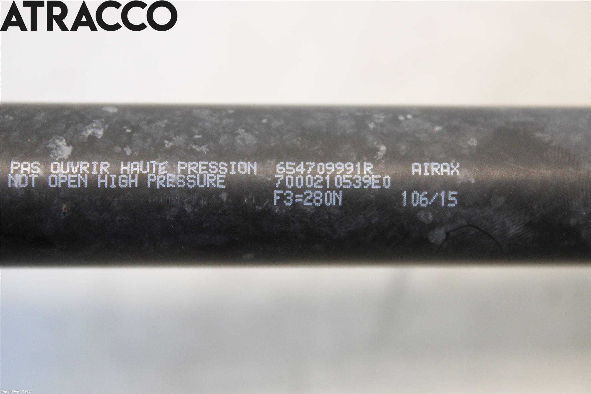 Renault CAPTUR 13-19 Panser Demper-Gassfjær