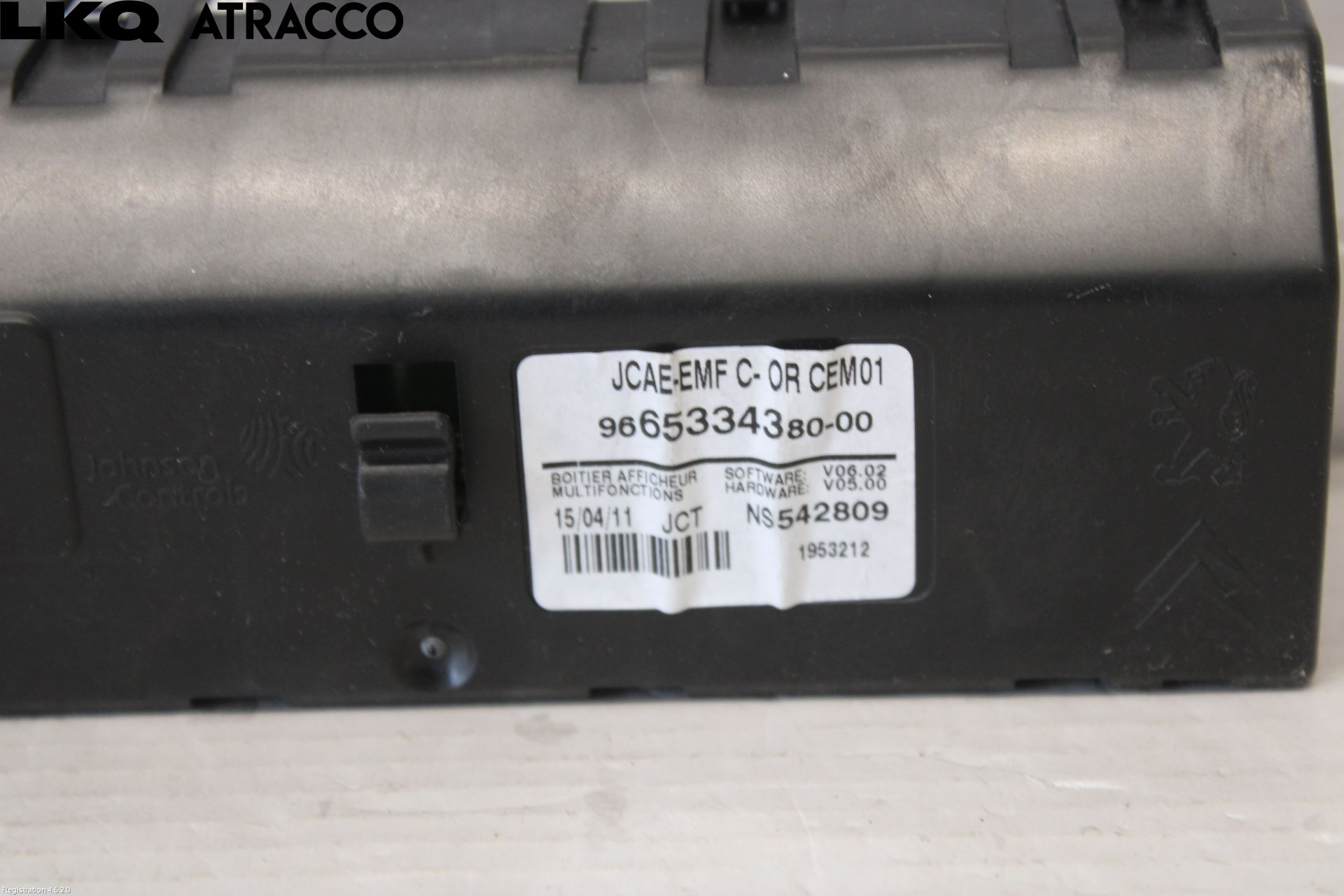 Peugeot 508 11-18 Multifunktionsdisplay