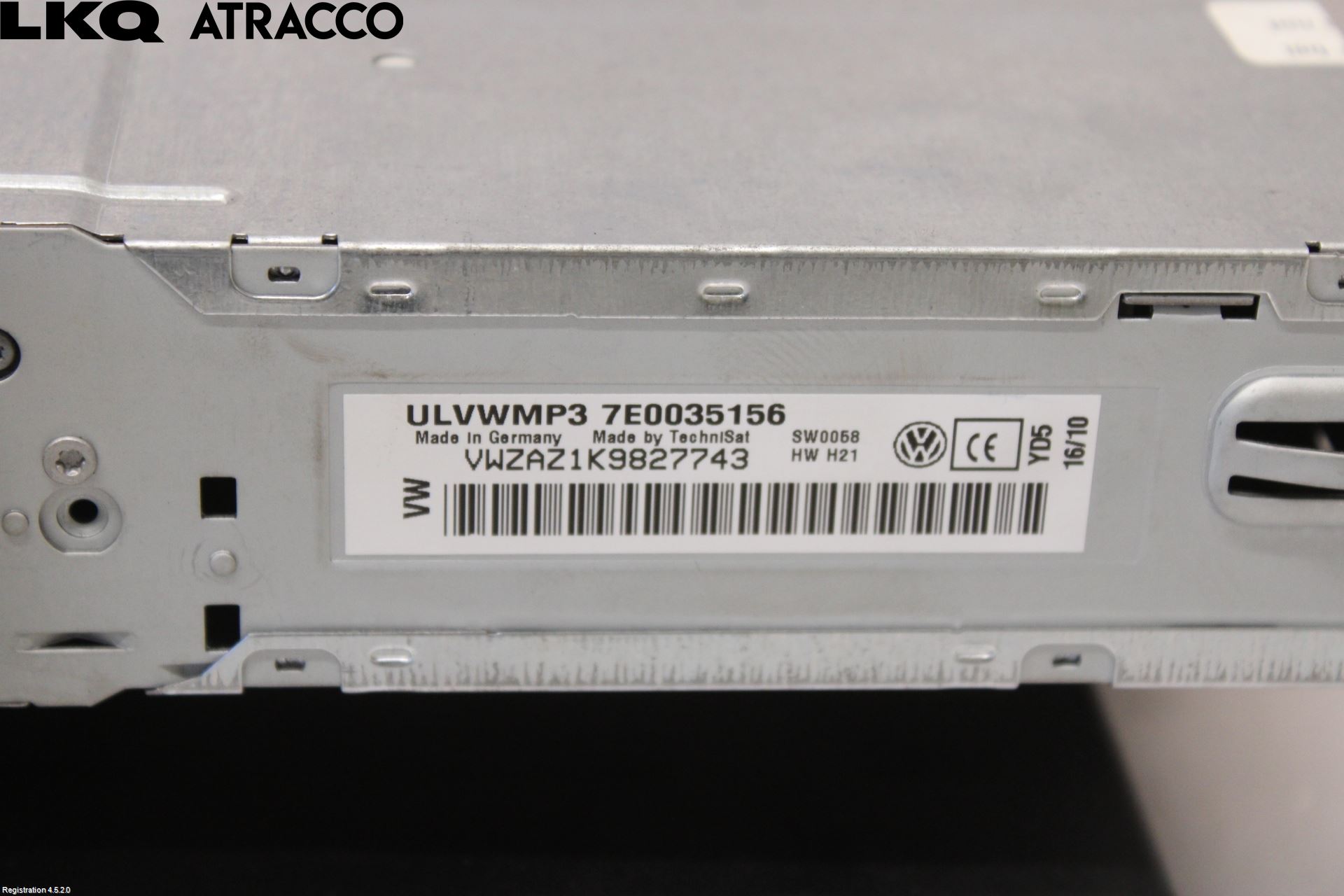 Volkswagen VW TRANSP/CARAVELLE (T5) 04-15 Stereo Radio