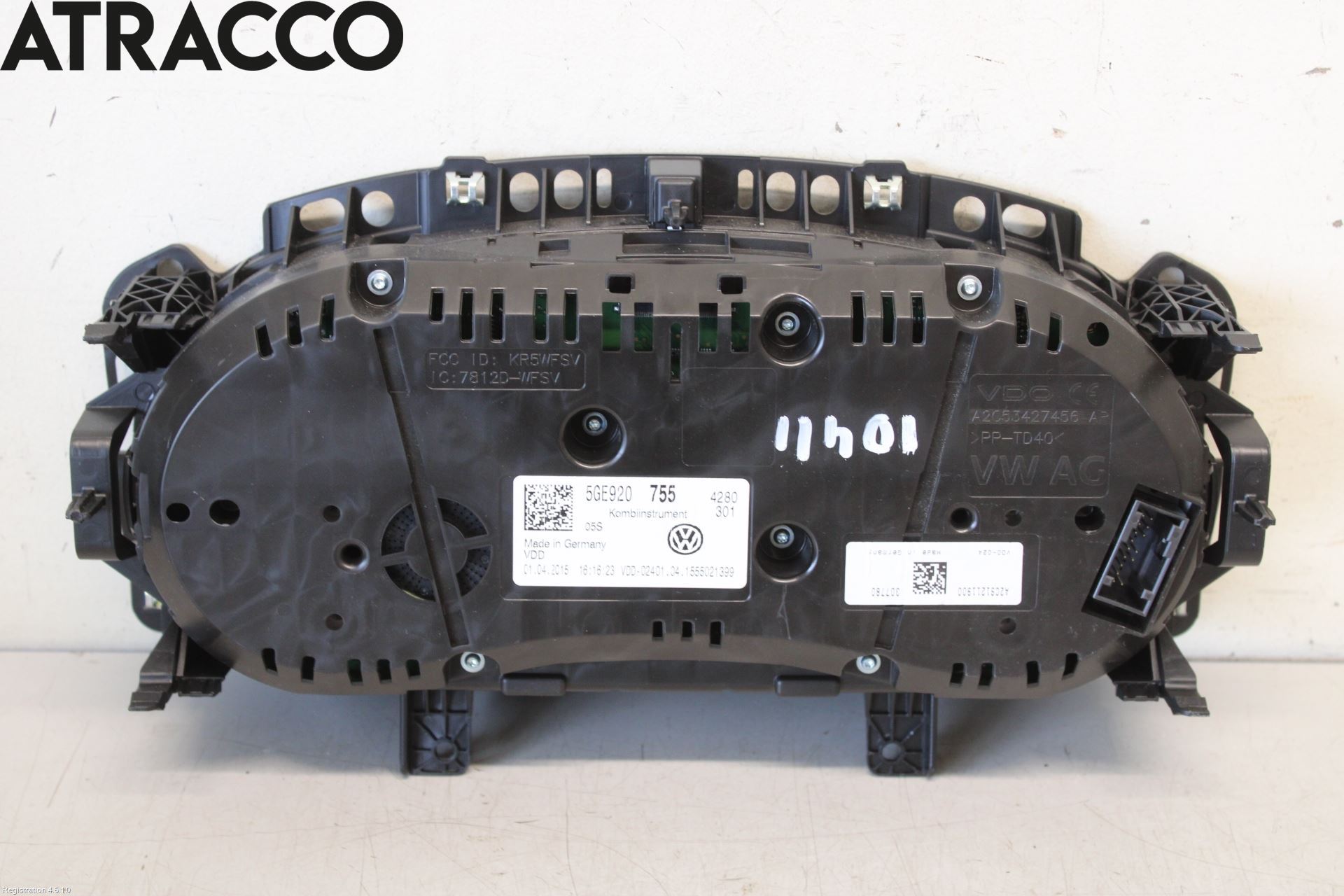 Volkswagen VW GOLF / E-GOLF VII 13-20 Instr Kombinert