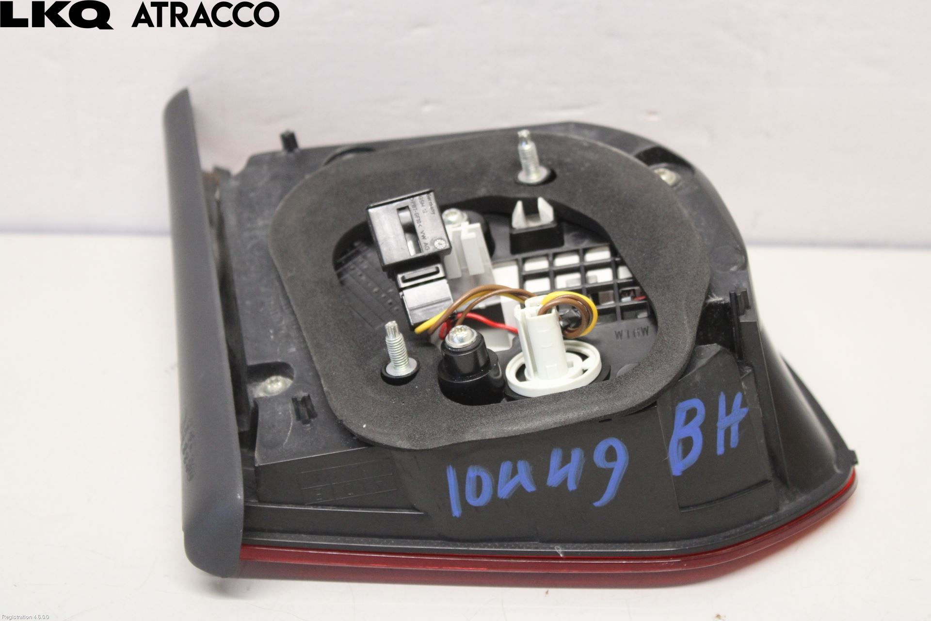 Volkswagen VW GOLF VI 09-13 Baklykt Høyre  På Luke(Indre)