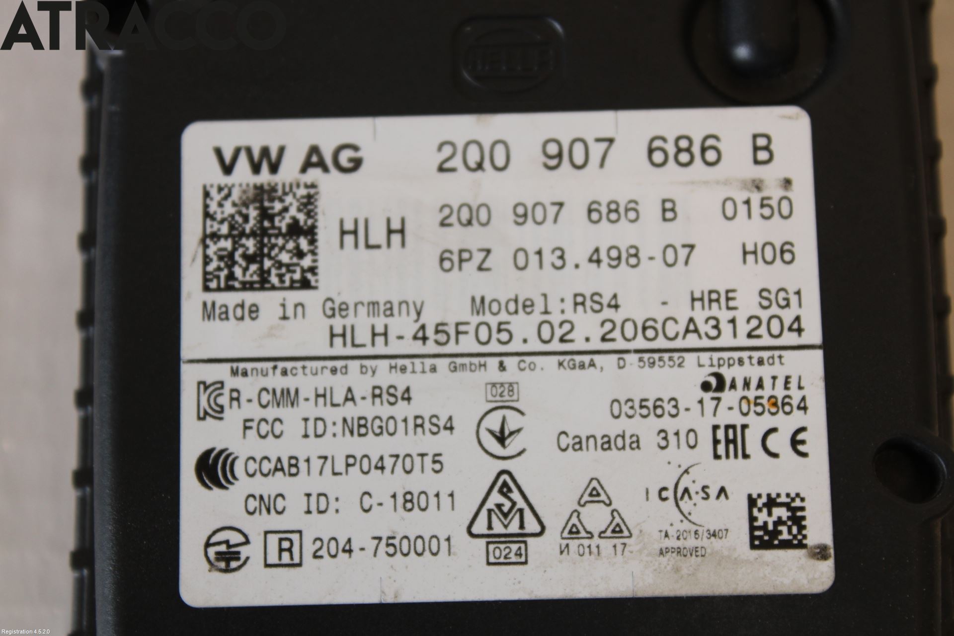 Skoda SUPERB 16-24 Sensor Kollisjonsbeskyttelse