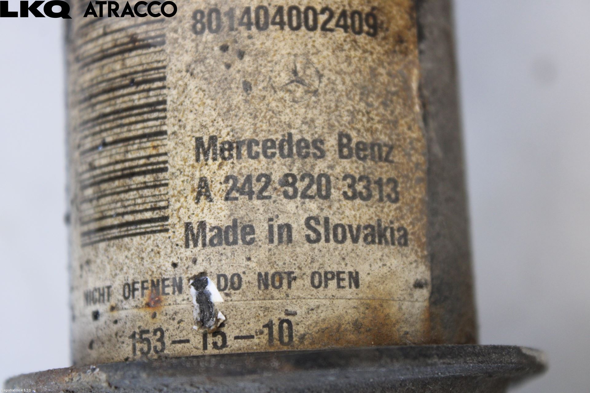 Mercedes-Benz MB B-KLASS (W246/W242) 12-19 Fjærbein Foran Venstre