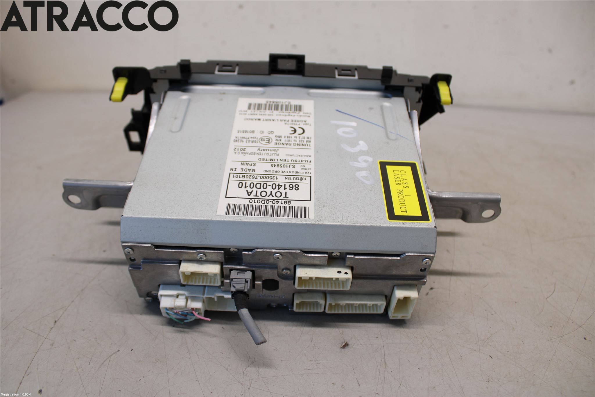 Toyota YARIS XP130 12-14 Stereo Radio Med Cd