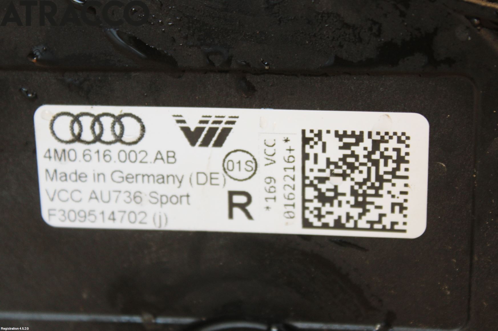 Audi Q7/SQ7 Nivåreg Belg - Luftpute