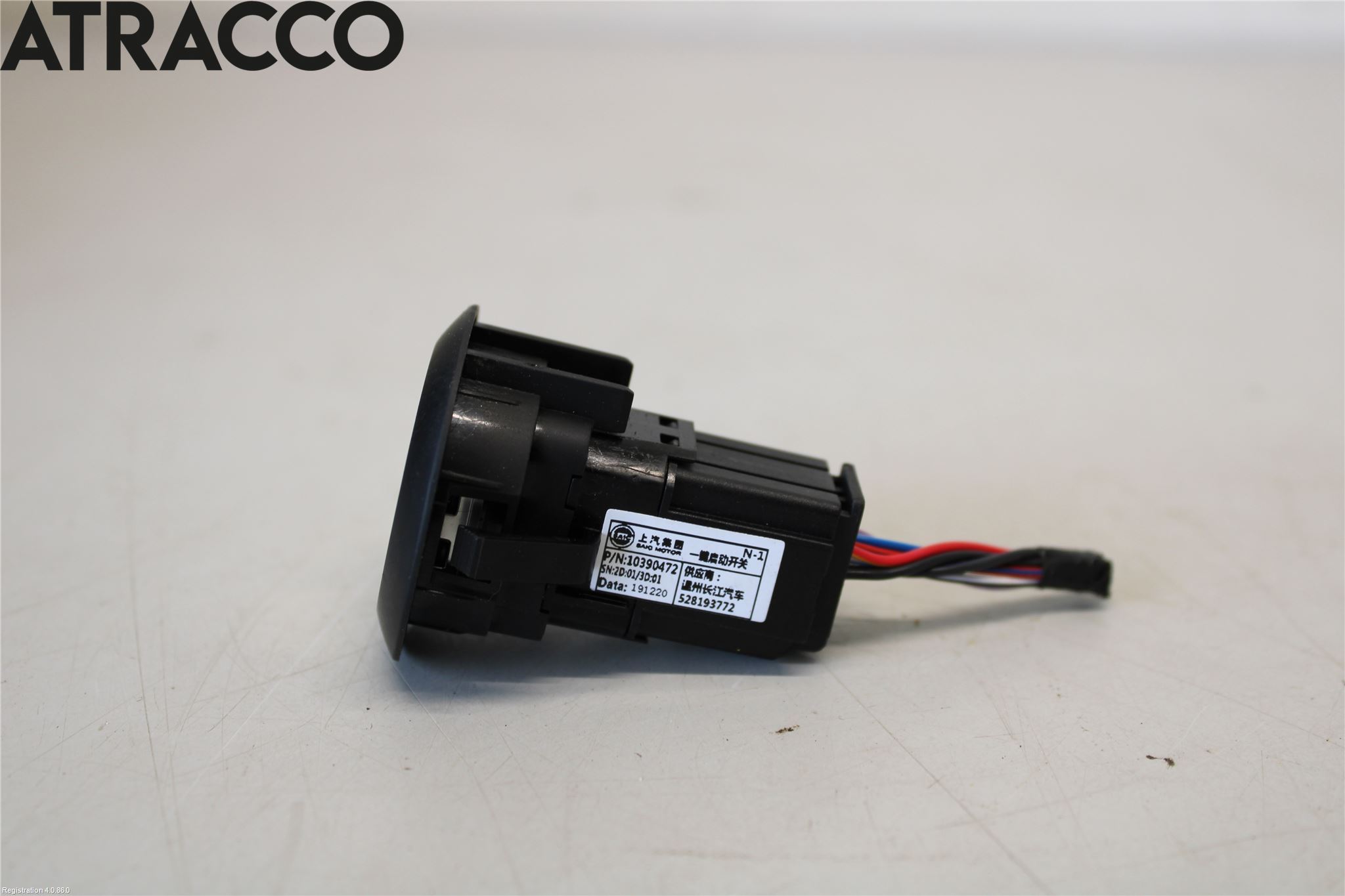 MG ZS EV 20- Startknapp Personbil