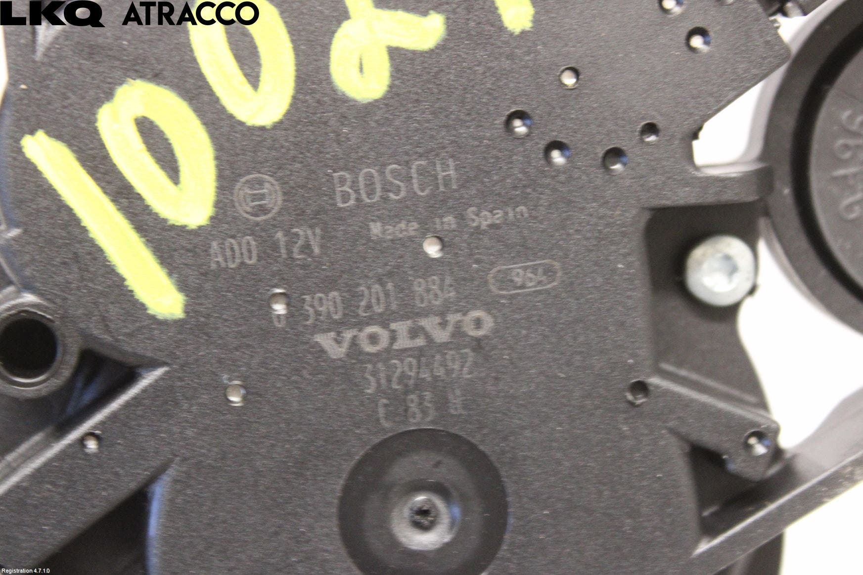 Volvo V40 12-19 Viskermotor Bakluke