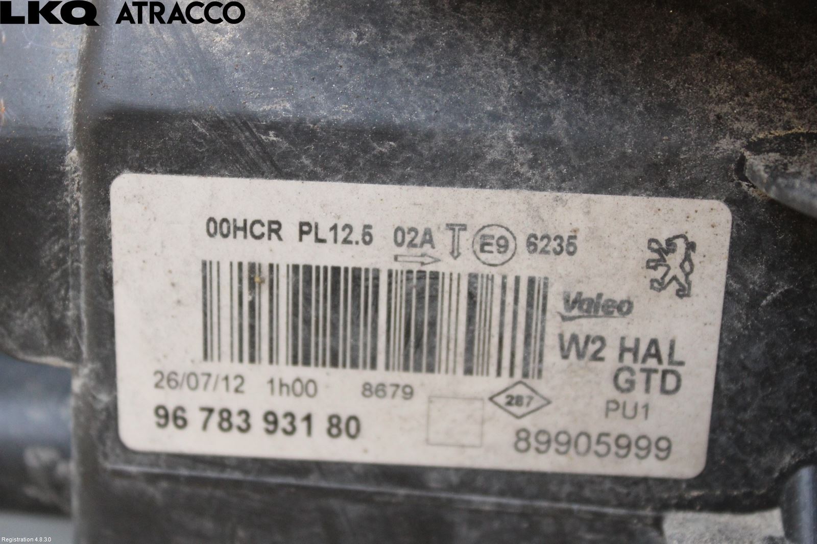 Peugeot 508 11-18 Frontlykt Venstre