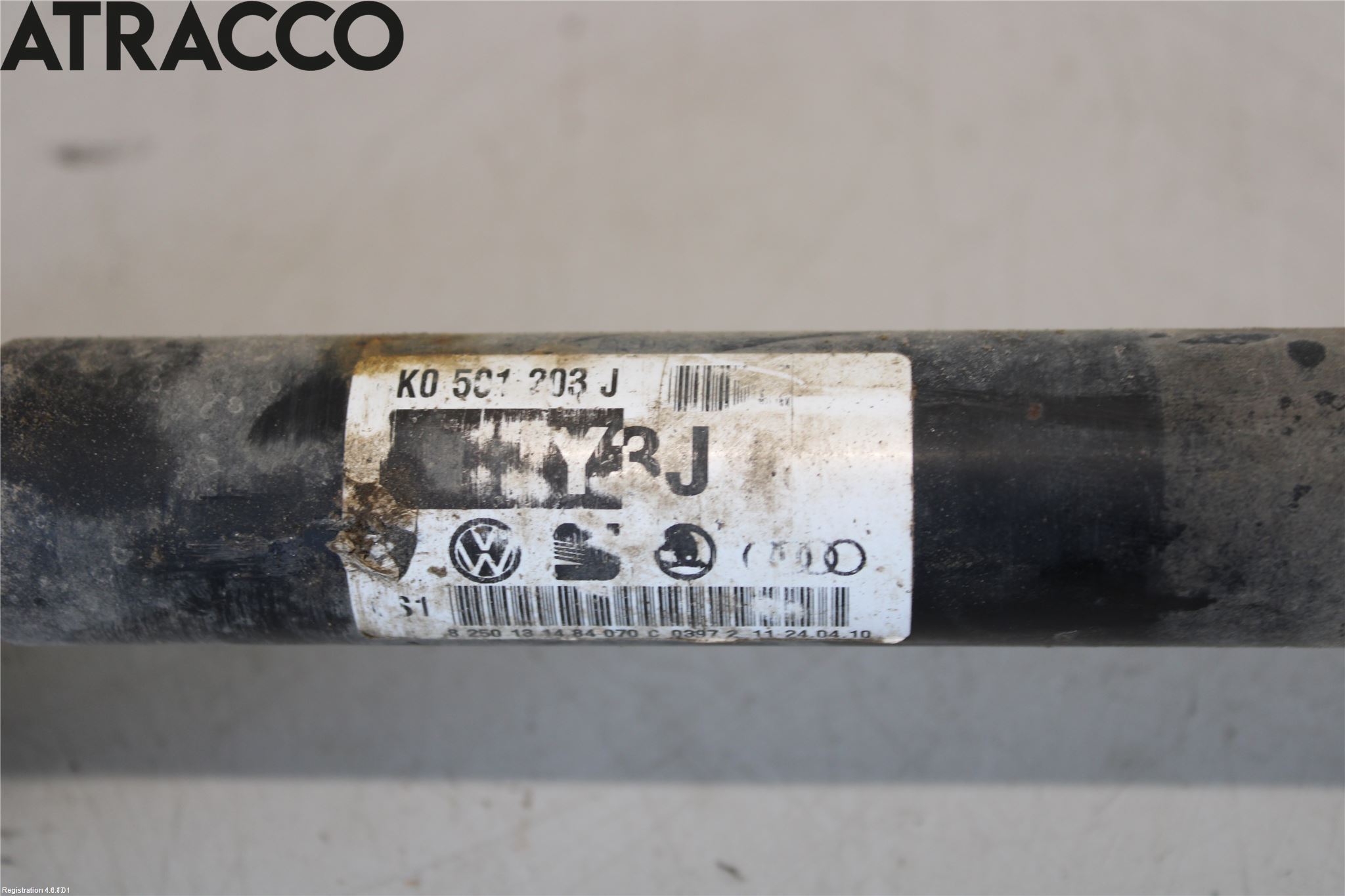 Audi A4/S4 08-11 Drivaksel Bak Kompl Høyre