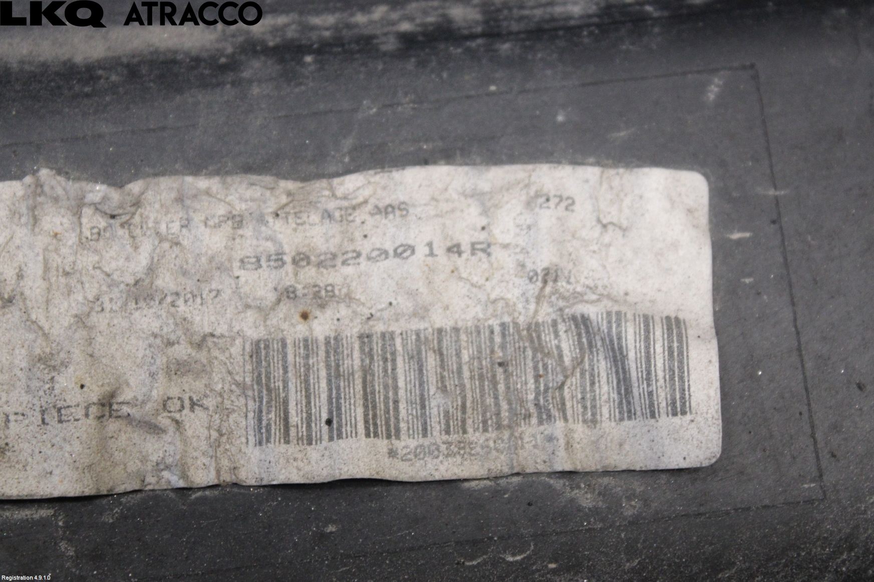 Renault MASTER III 15-20 Støtfanger Bak