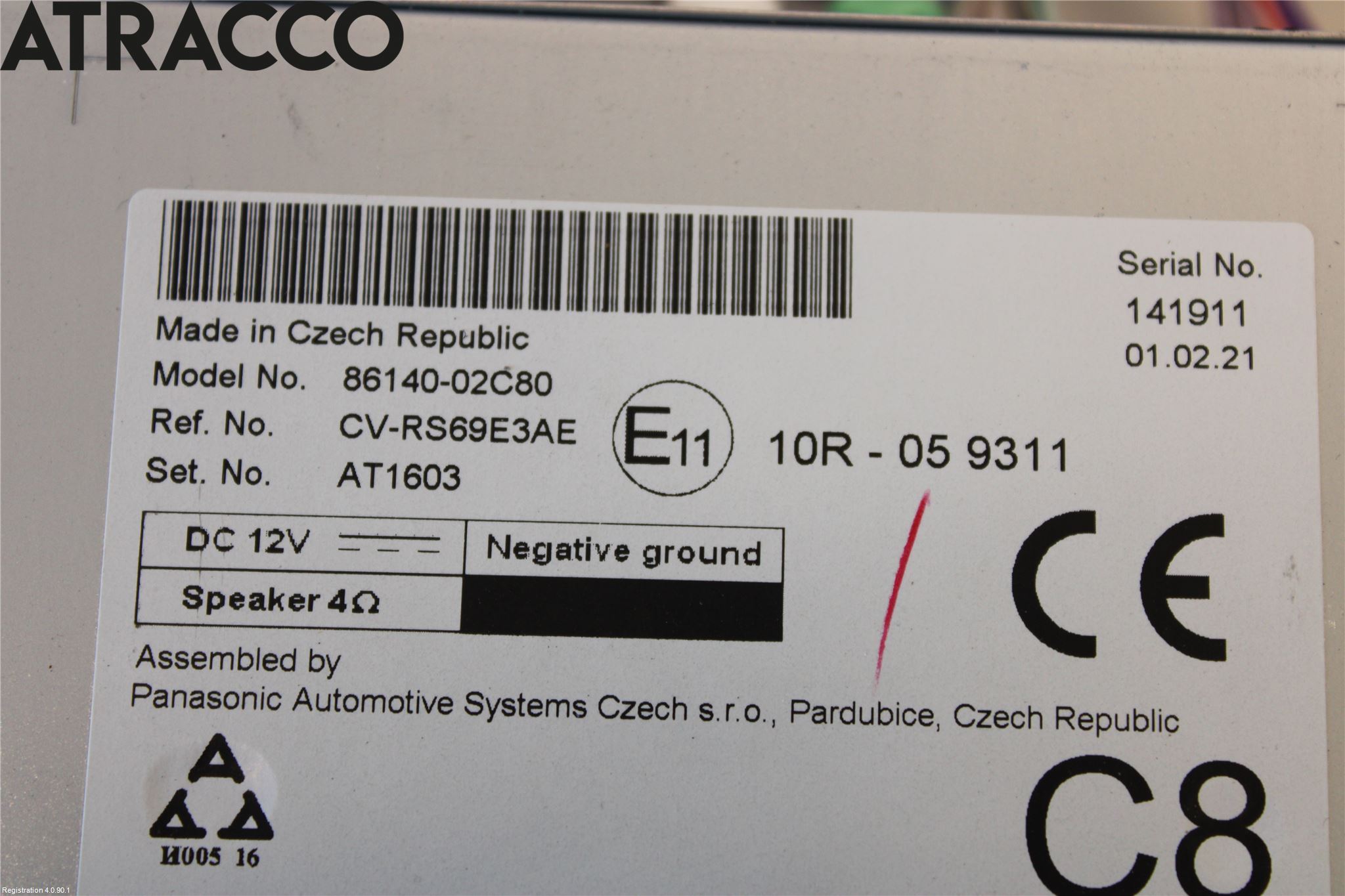 Toyota COROLLA 19- Stereo Radio Med Cd