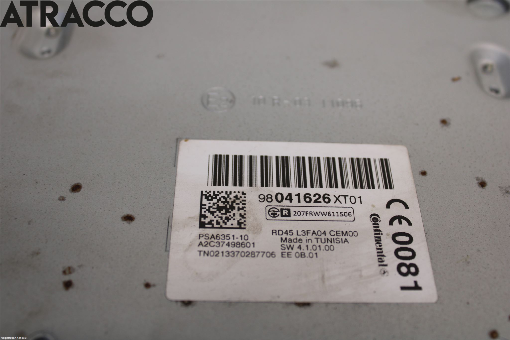 Toyota PROACE I 13-16 Stereo Radio Med Cd